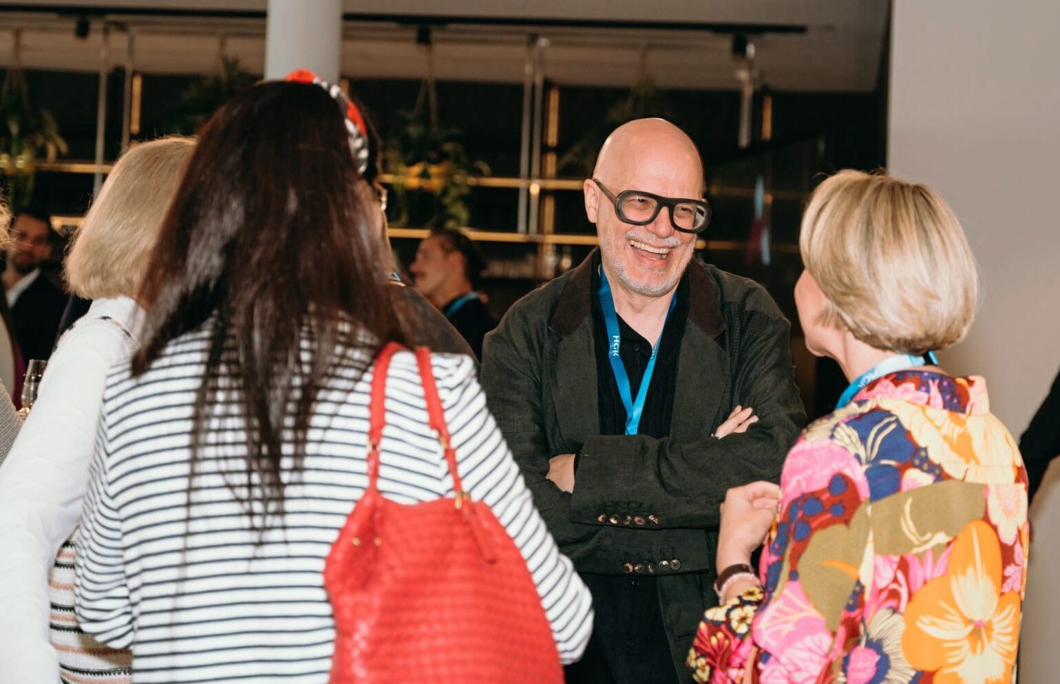 Empfang und Get-together in der Lobby des Nouri Hotels in Bad Krozingen.
