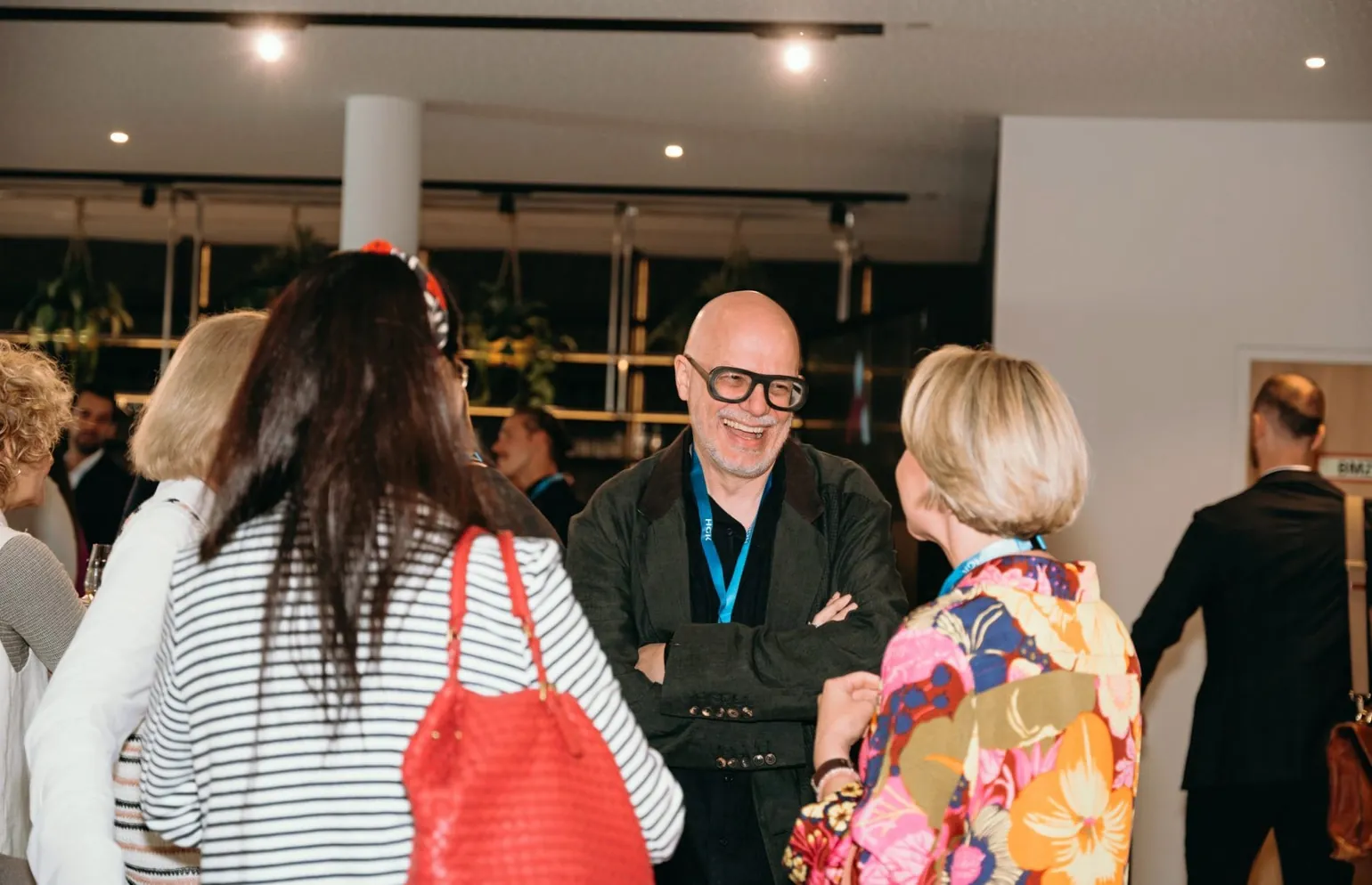 Empfang und Get-together in der Lobby des Nouri Hotels in Bad Krozingen.