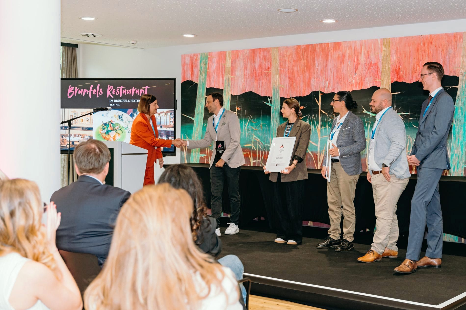 Preisverleihung des Tophotel Newcomer Awards 2025.