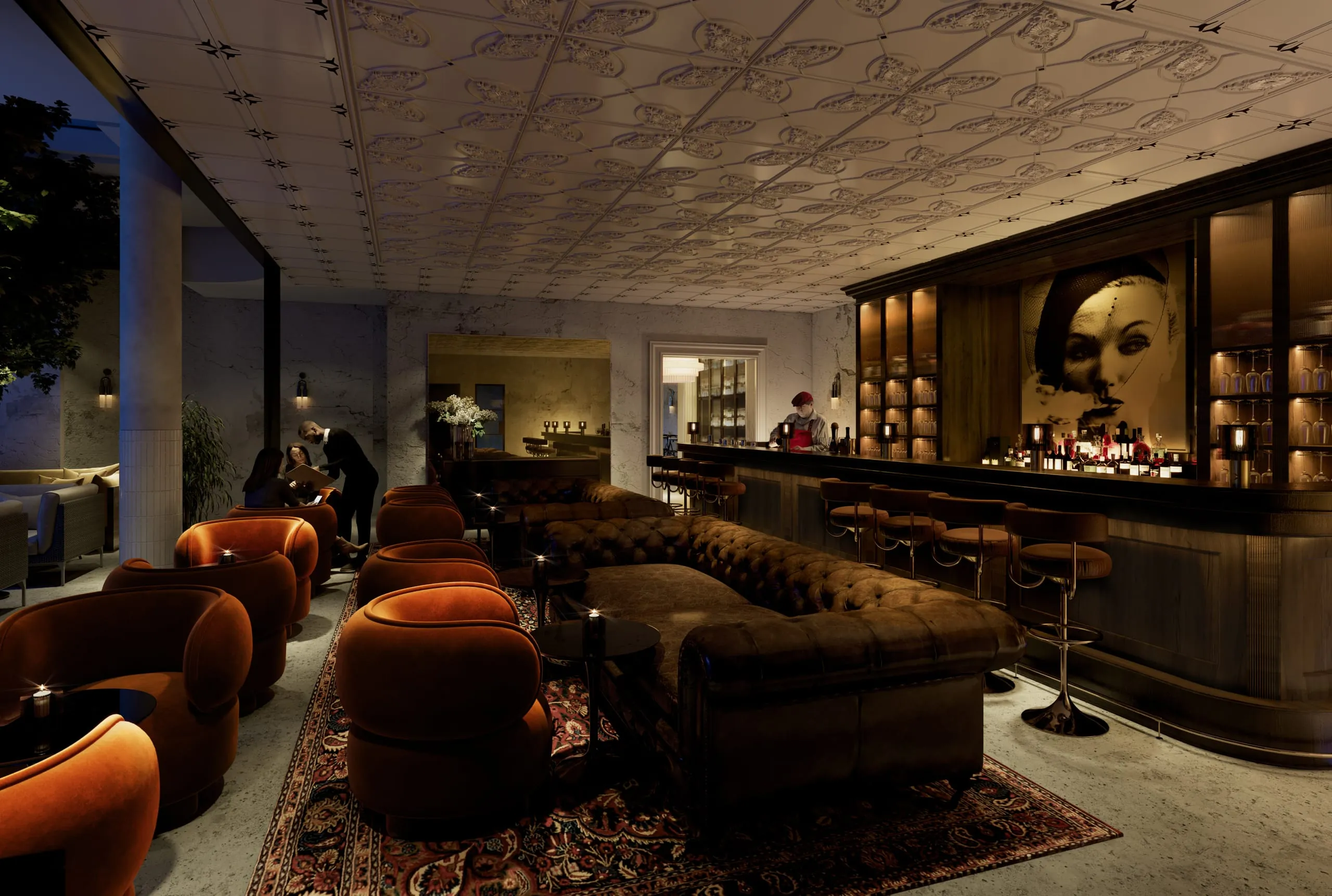 ...elegantes Ambiente trifft auf kreative Cocktailkultur.