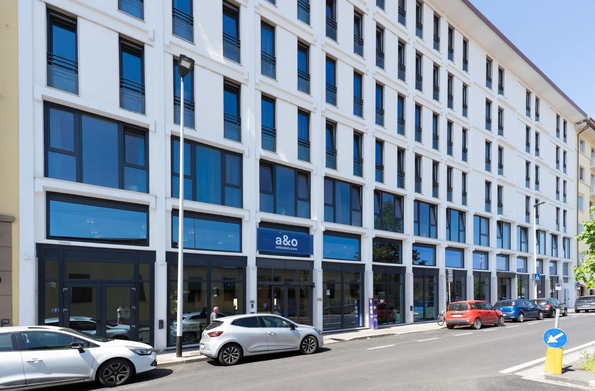 Seit Februar 2025 geöffnet: Das A&O Firenze Campo di Marte in Florenz – nur eine halbe Stunde zu Fuß vom historischen Zentrum der toskanischen Hauptstadt entfernt.