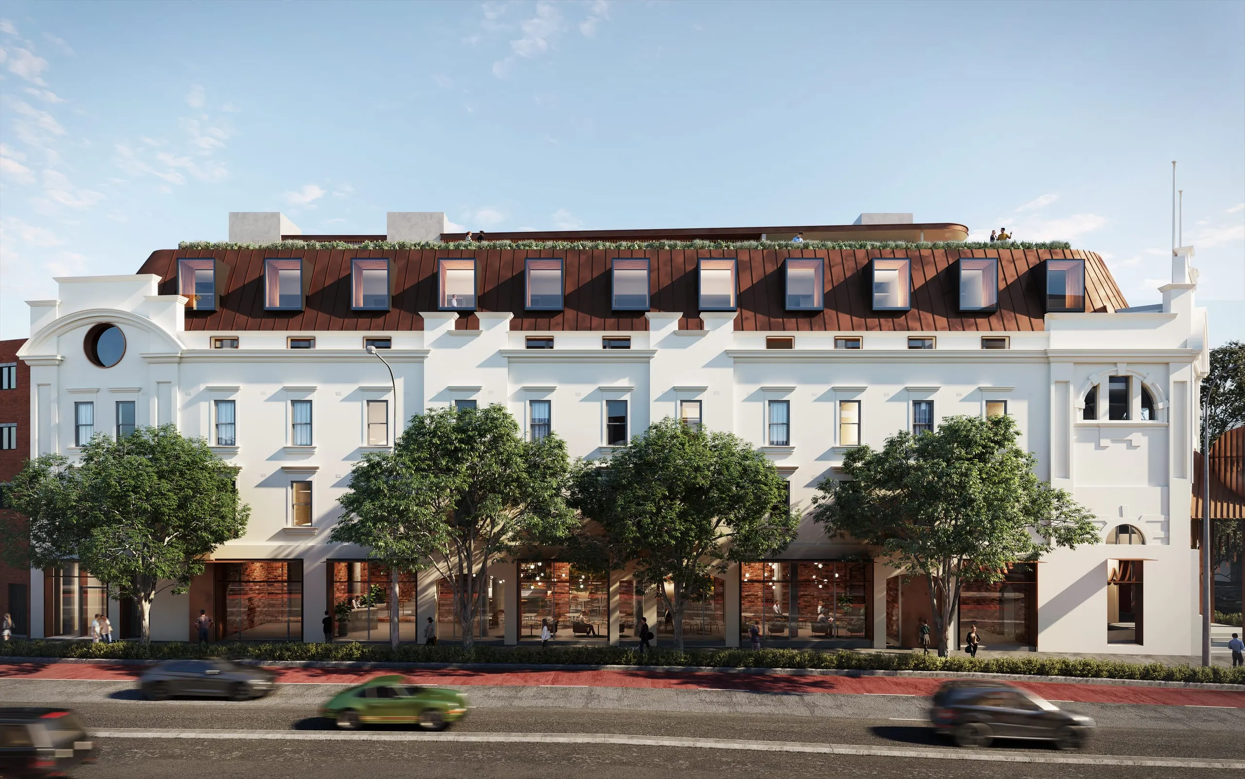 Das 25hours Hotel The Olympia erweckt das historische West Olympia Theatre zu neuem Leben.