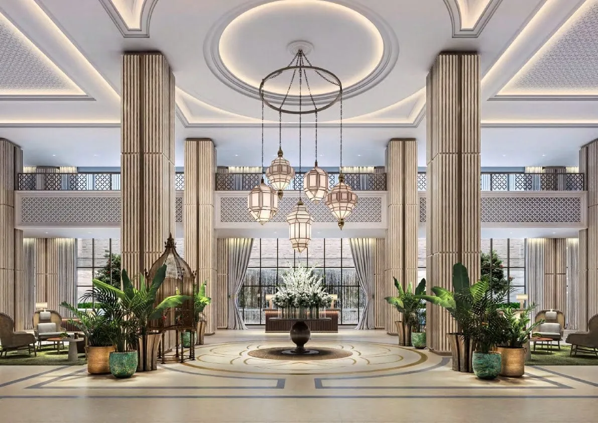 Im Zentrum von Gizeh, nur wenige Minuten von den Großen Pyramiden entfernt, liegt das Giza Palace, ein modernes arabisches Resort mit 560 Zimmern.