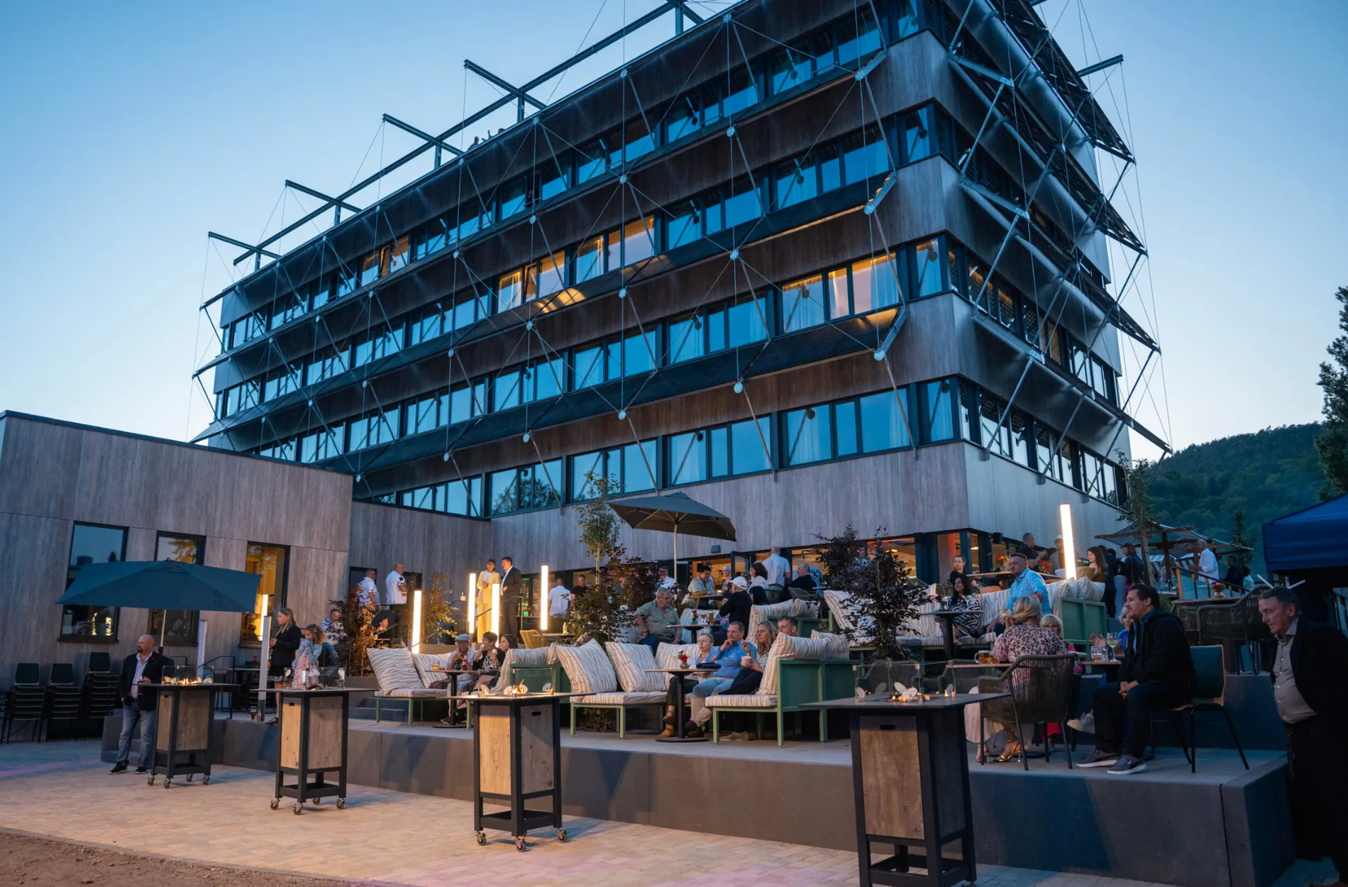 Umbau statt Abriss: Ein ehemaliges Verwaltungsgebäude in Bad Blankenburg in ein Hotel verwandelt.