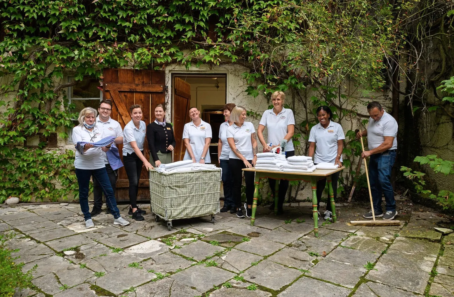 Im Brauereigasthof Hotel Aying wirkt seit vielen Jahren ein „Stammteam“.