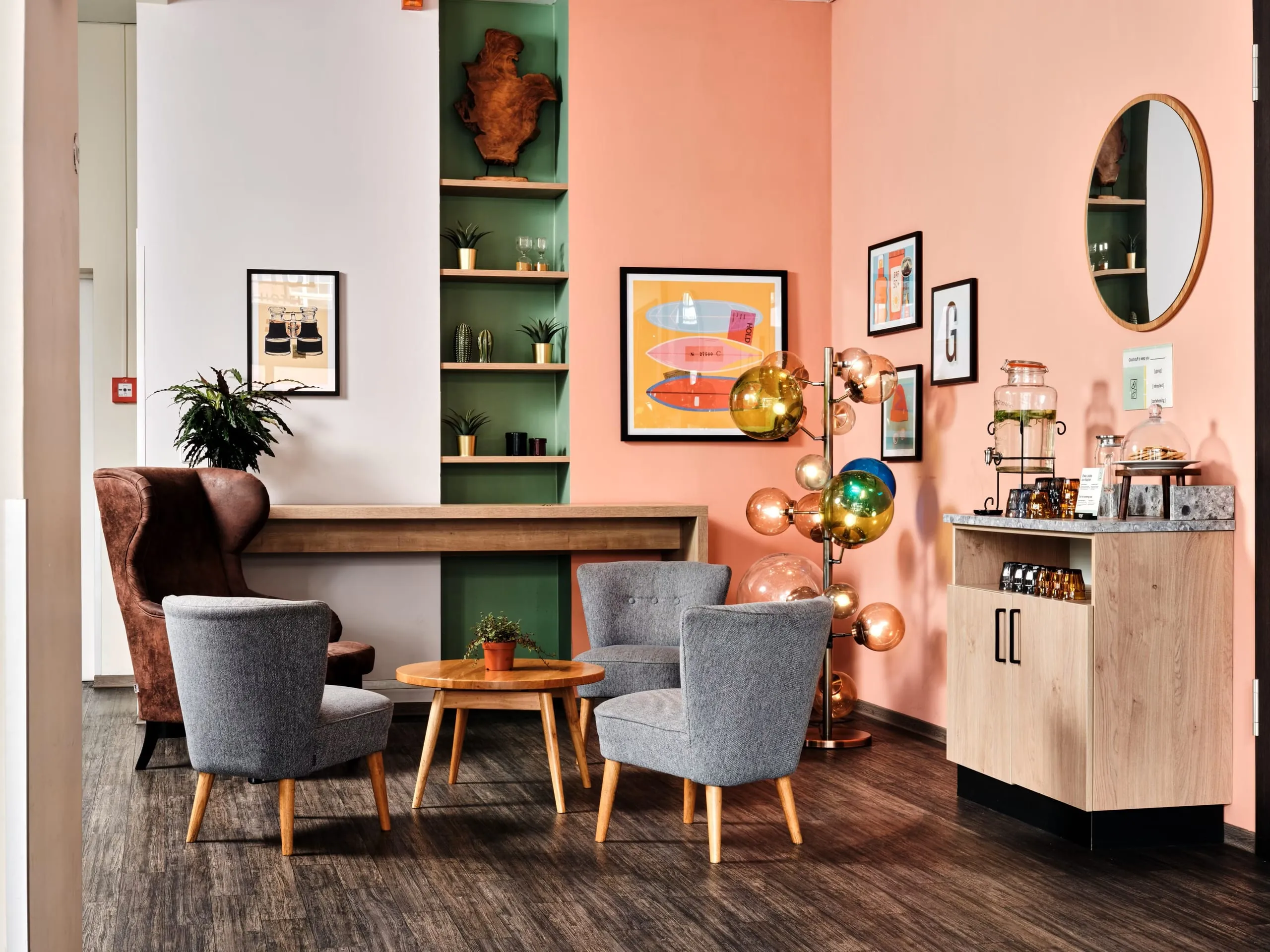 Innenansicht des Garner Hotel Berlin Schöneberg.