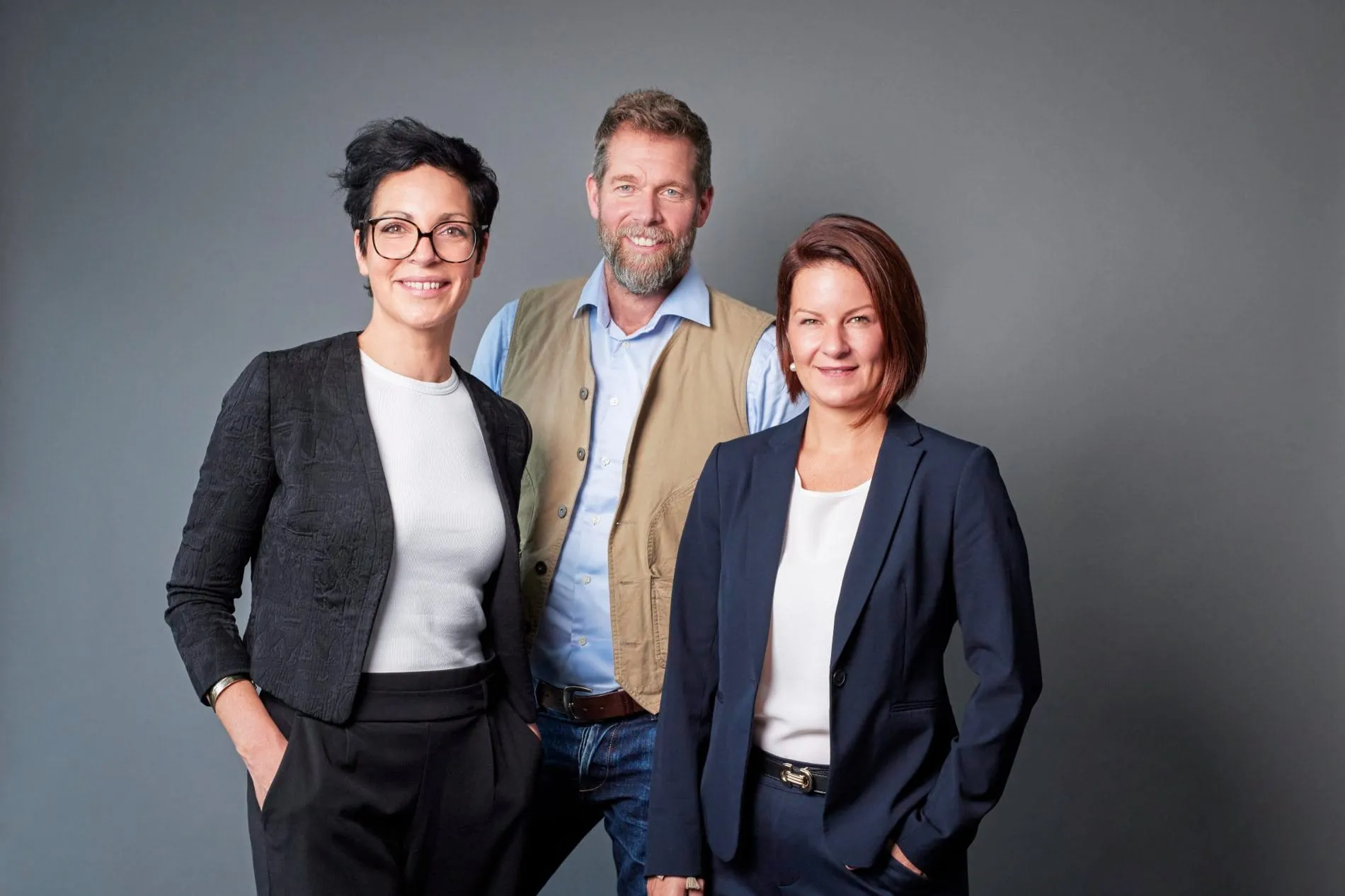 Neue Führungsriege von Upstalsboom: (von links) Maria Kuhl, Bodo Janssen und Romina Gaupels.