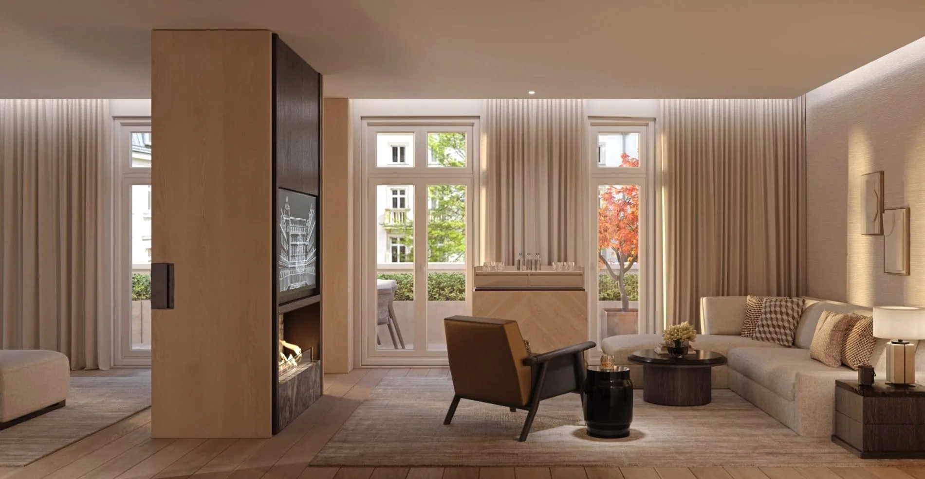 Die Zimmer verbinden klare Formen, helle Töne und Minimalismus.