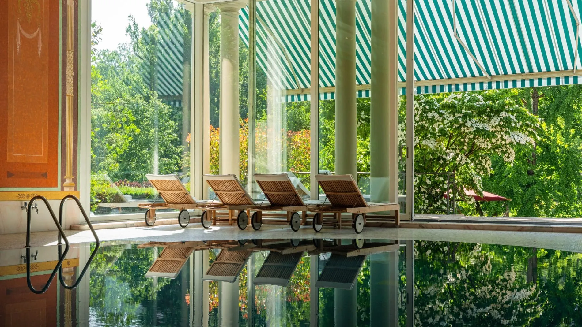 Mit Blick ins Grüne sollen im neuen Brenners Spa & Wellbeing Ruhe finden.