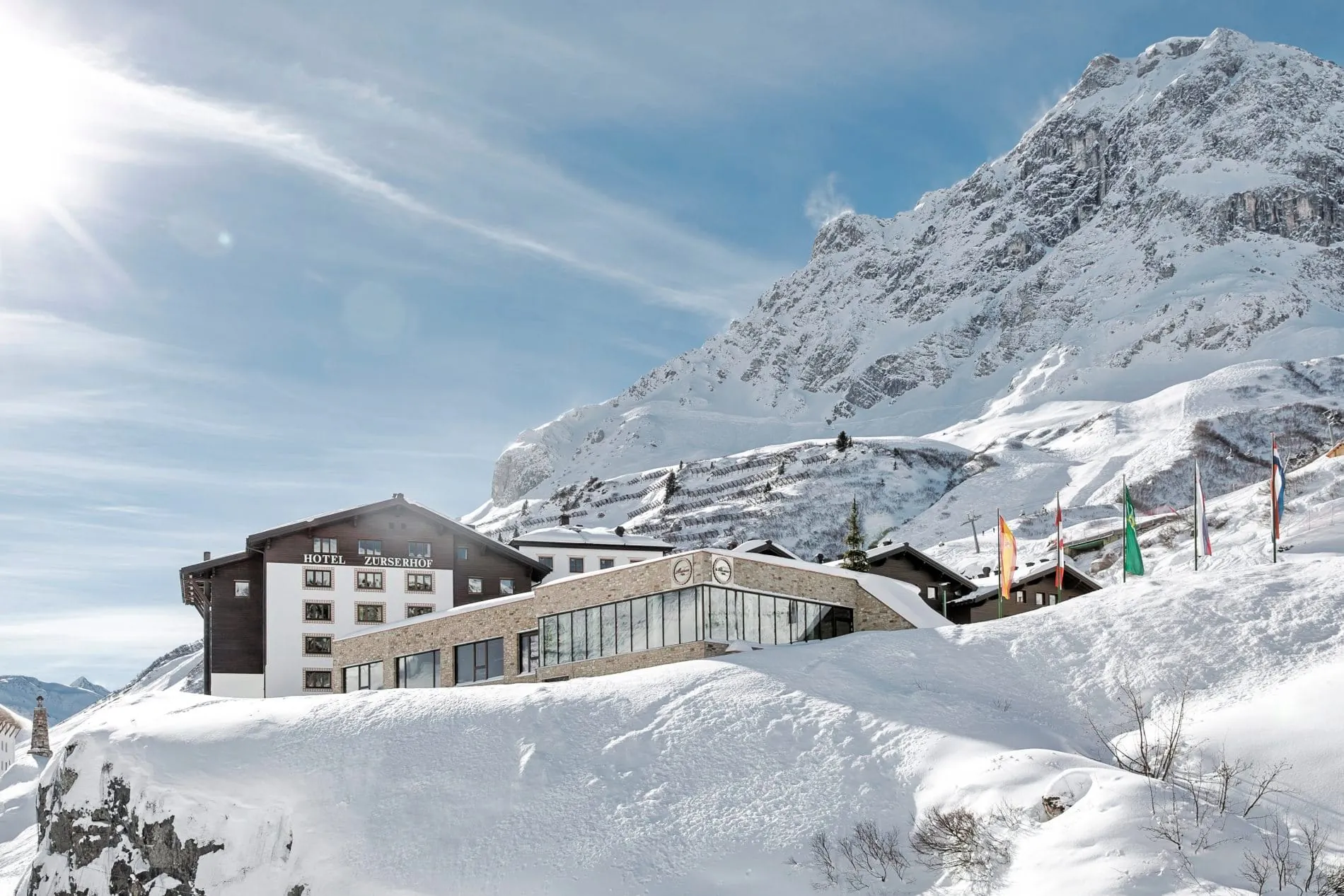 Grand Hotel Zürserhof Außenansicht Tag