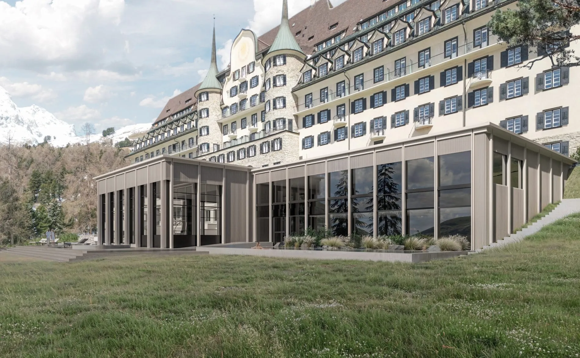 Der neue Spa entsteht auf 3.000 Quadratmetern.