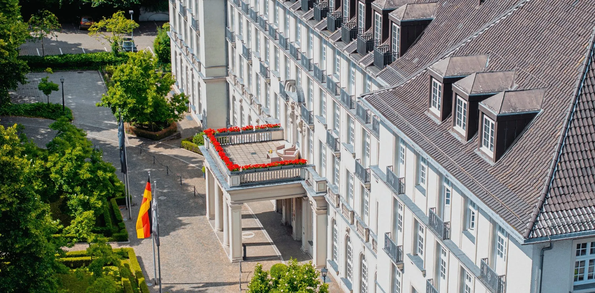 Der zweite Neuzugang: Das Parkhotel Quellenhof in Aachen.