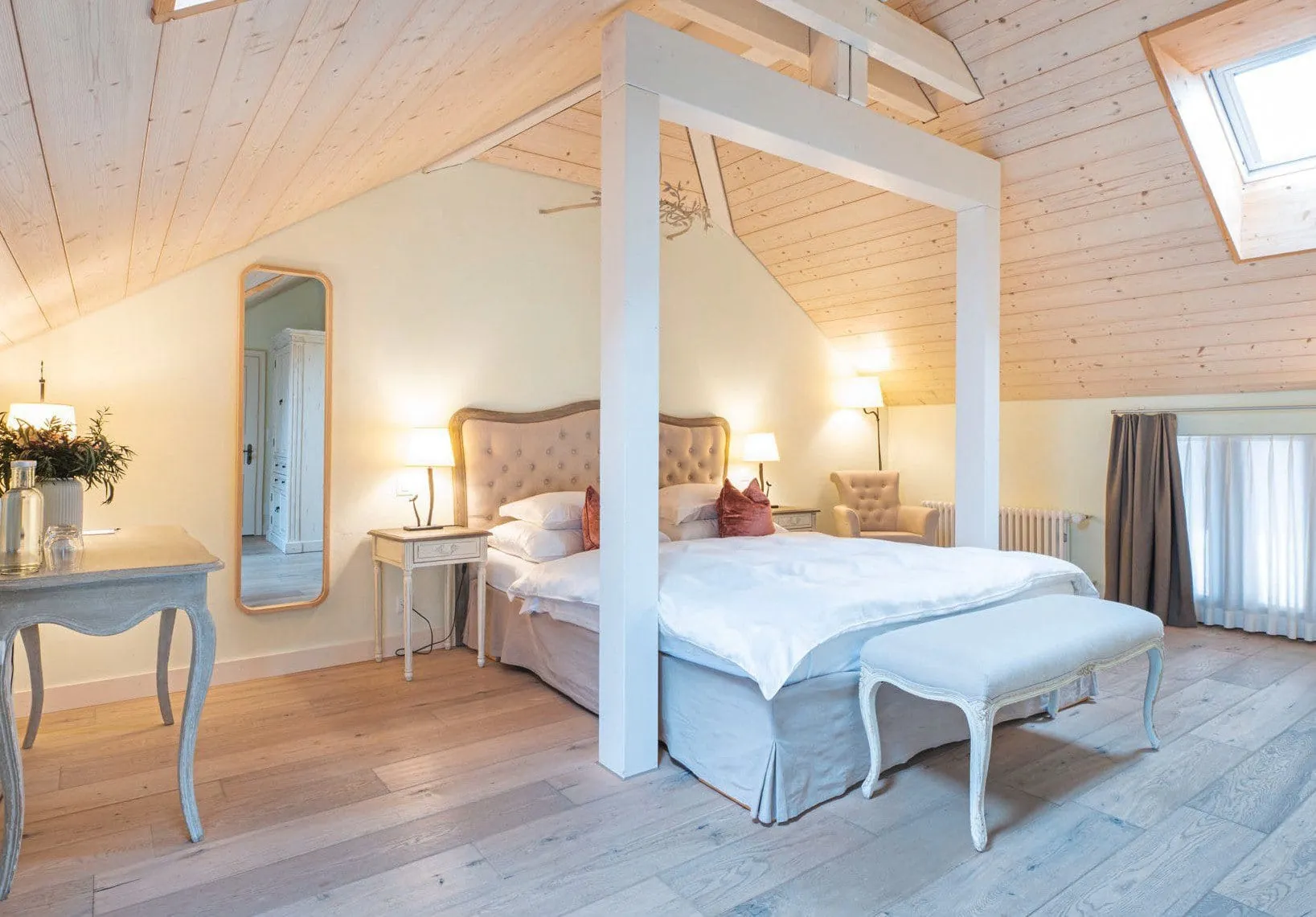 Das Hotel Château Salavaux bietet seinen Gästen 17 Zimmer.