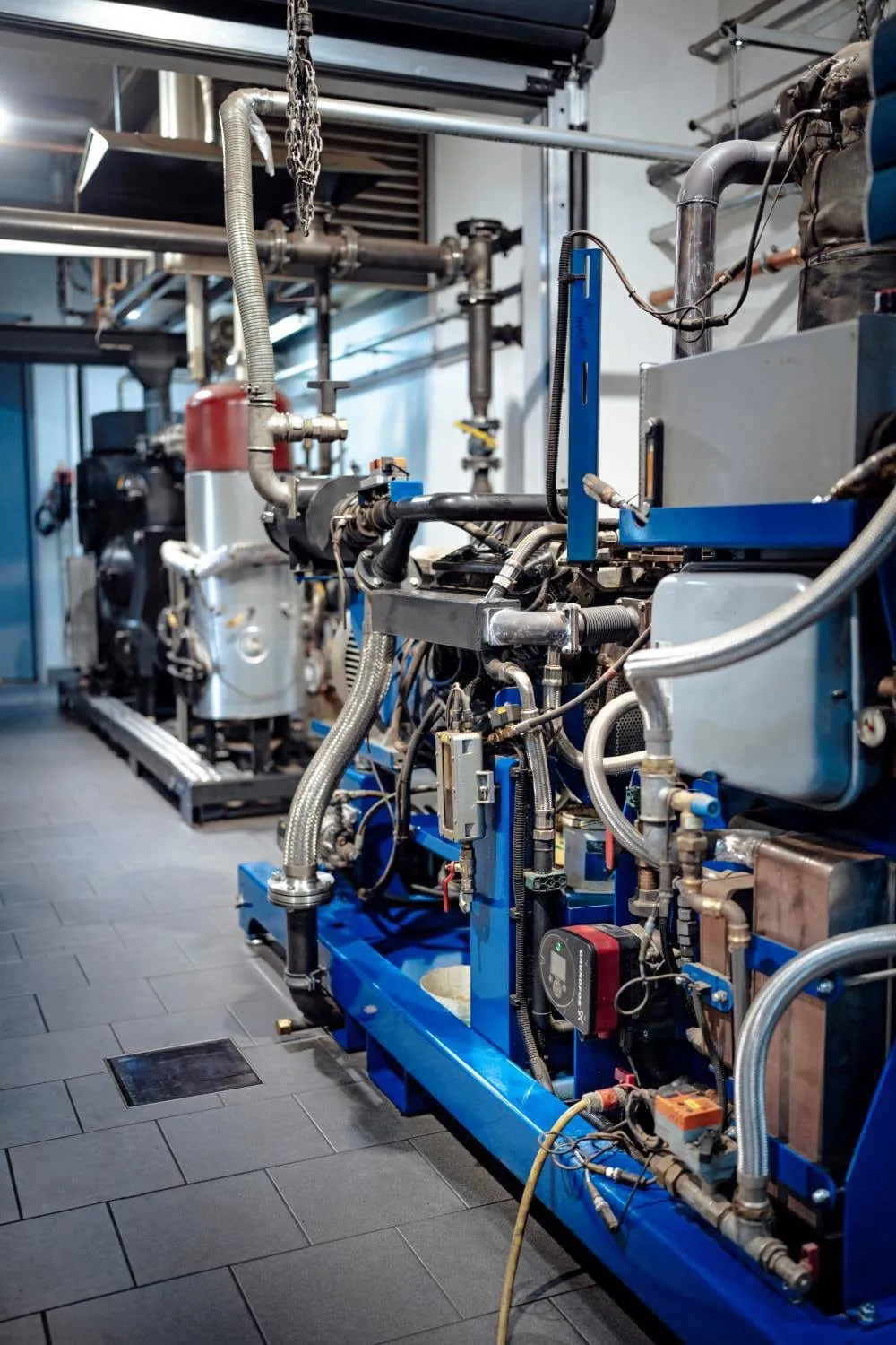 Die Holz-Kraft-Anlage im Hotel Das Stemp.