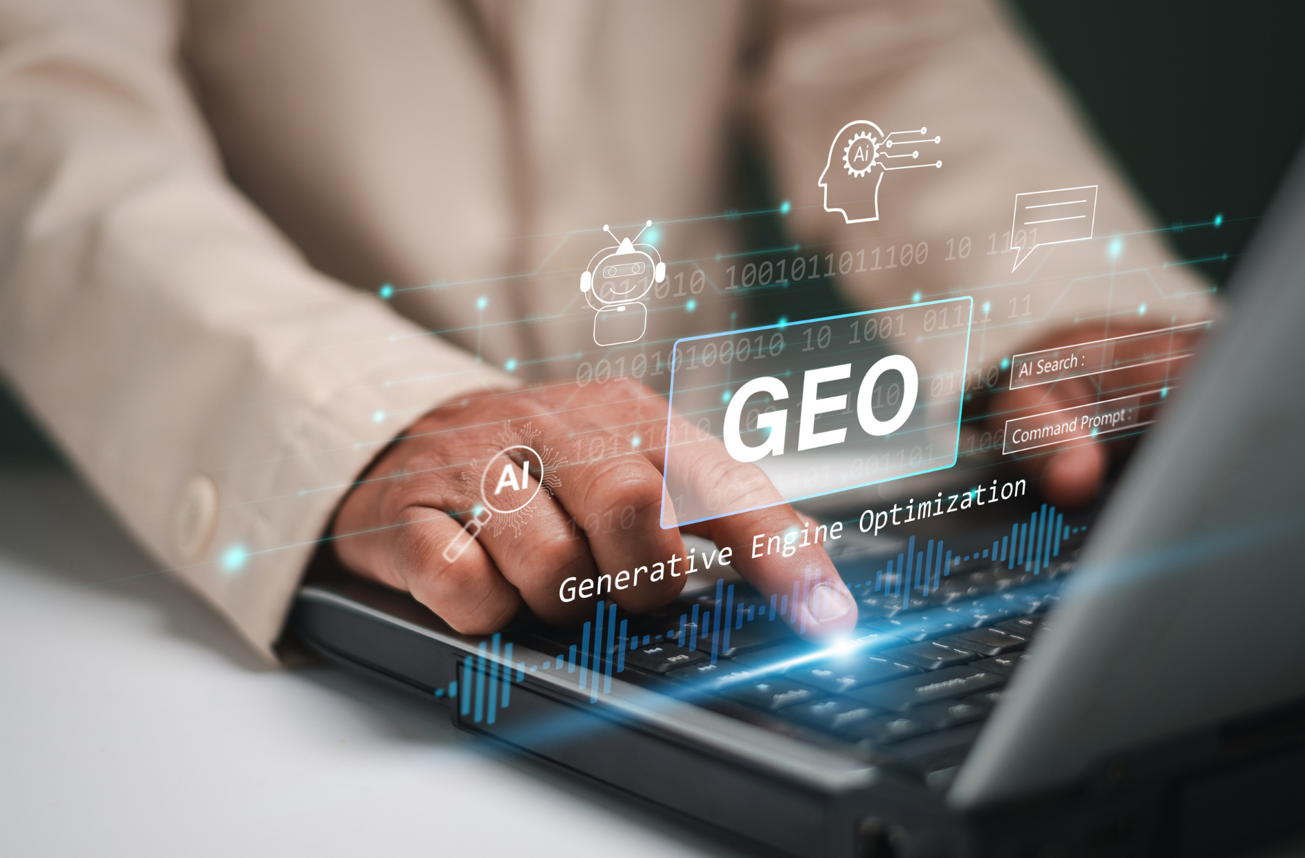 Mit GEO erscheinen Hotels früh in den Antworten von KI-Assistenten – sichtbar von Beginn der Customer Journey.
