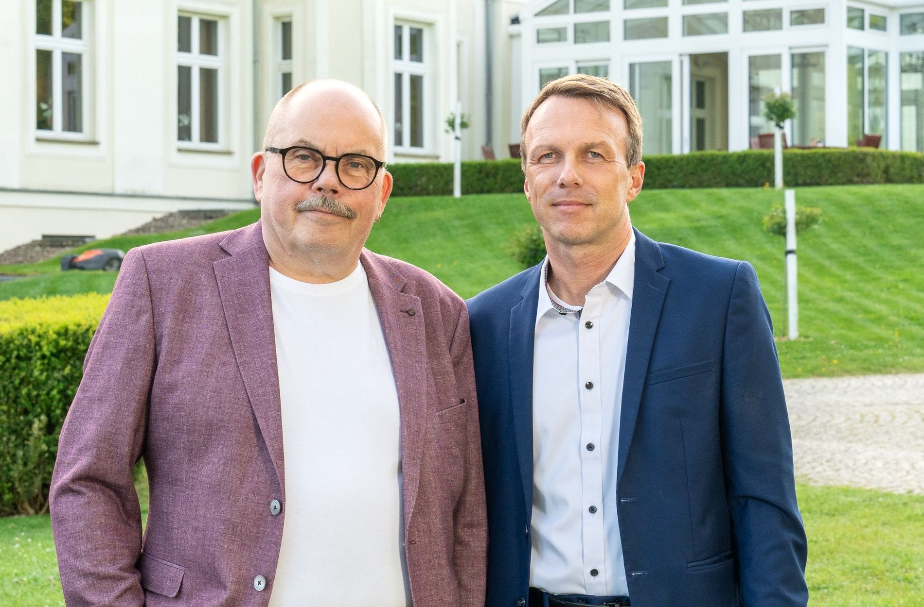 Michael Scharf (links) und Mario Reincke sind Geschäftsführer der Fleesensee Holding.