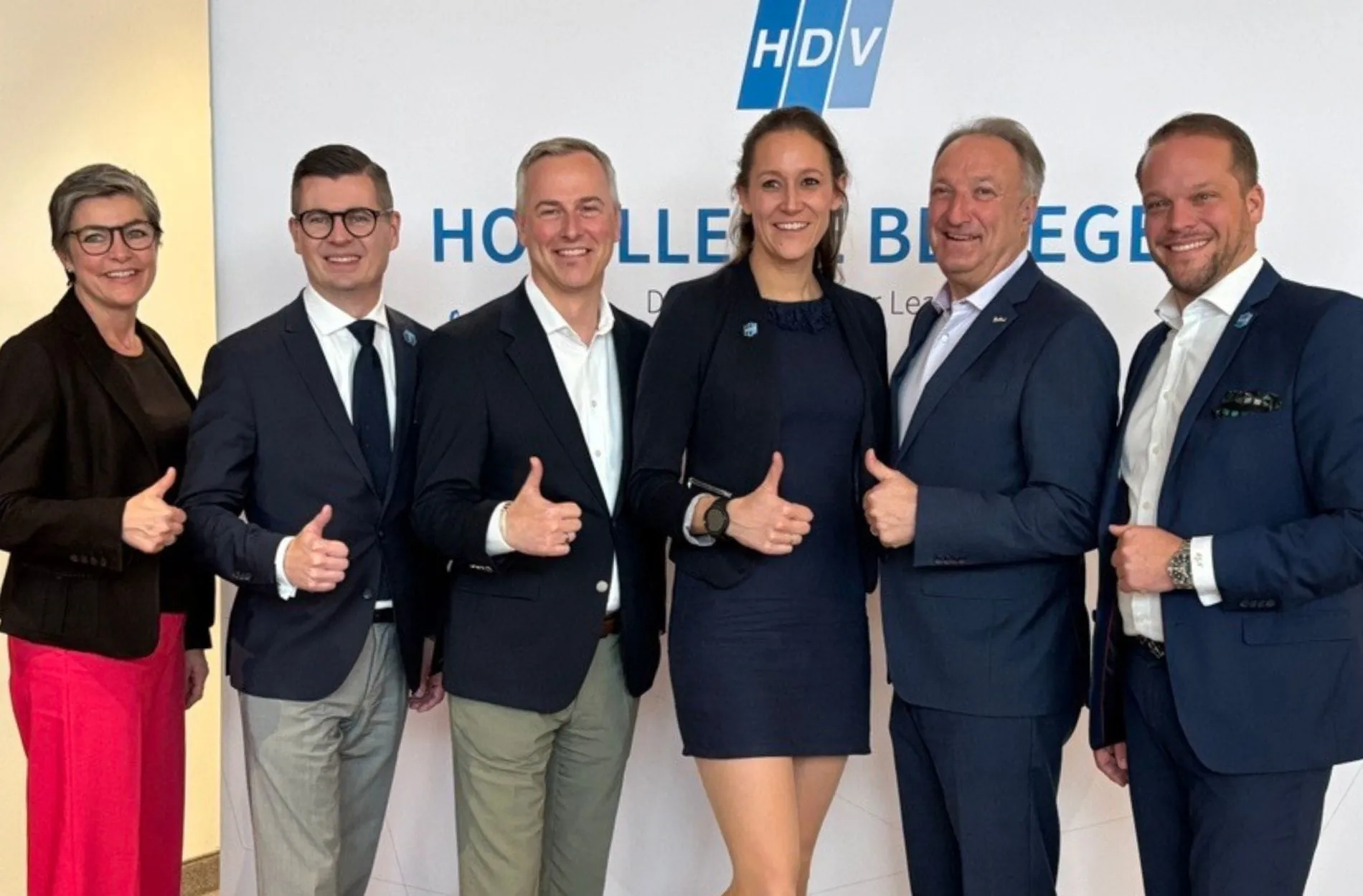 Das HDV-Team bei der Herbsttagung in Stuttgart (von links): Catrin Neuffer (Geschäftsstelle), Michael Artner (kooptiertes Mitglied), Wolfgang Selinger, Anna Mielitz, Jürgen Gangl (1. Vorsitzender) und Andreas Neininger.