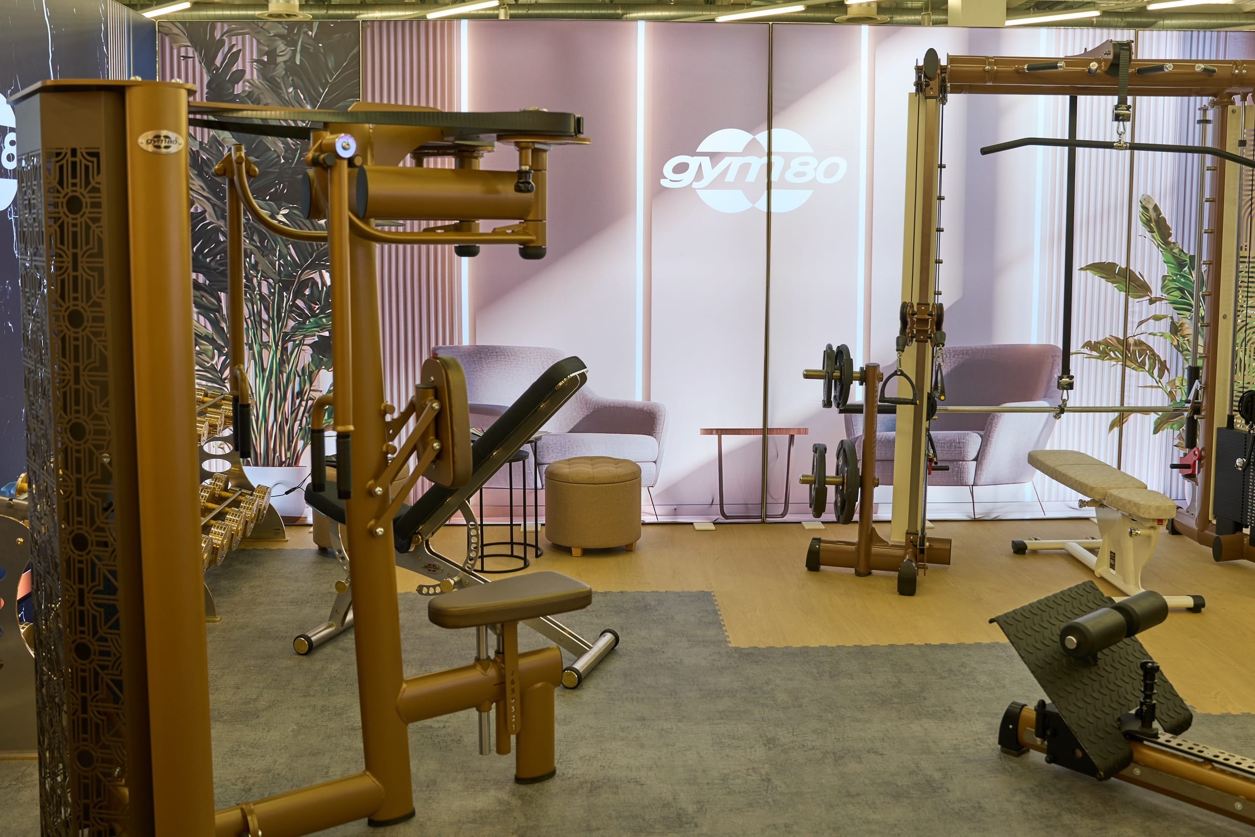 Maßgeschneiderte Trainingskonzepte: Gym80 präsentierte auf der IHM hochwertige, individuell designte Fitnesslösungen für die Hotellerie vor.