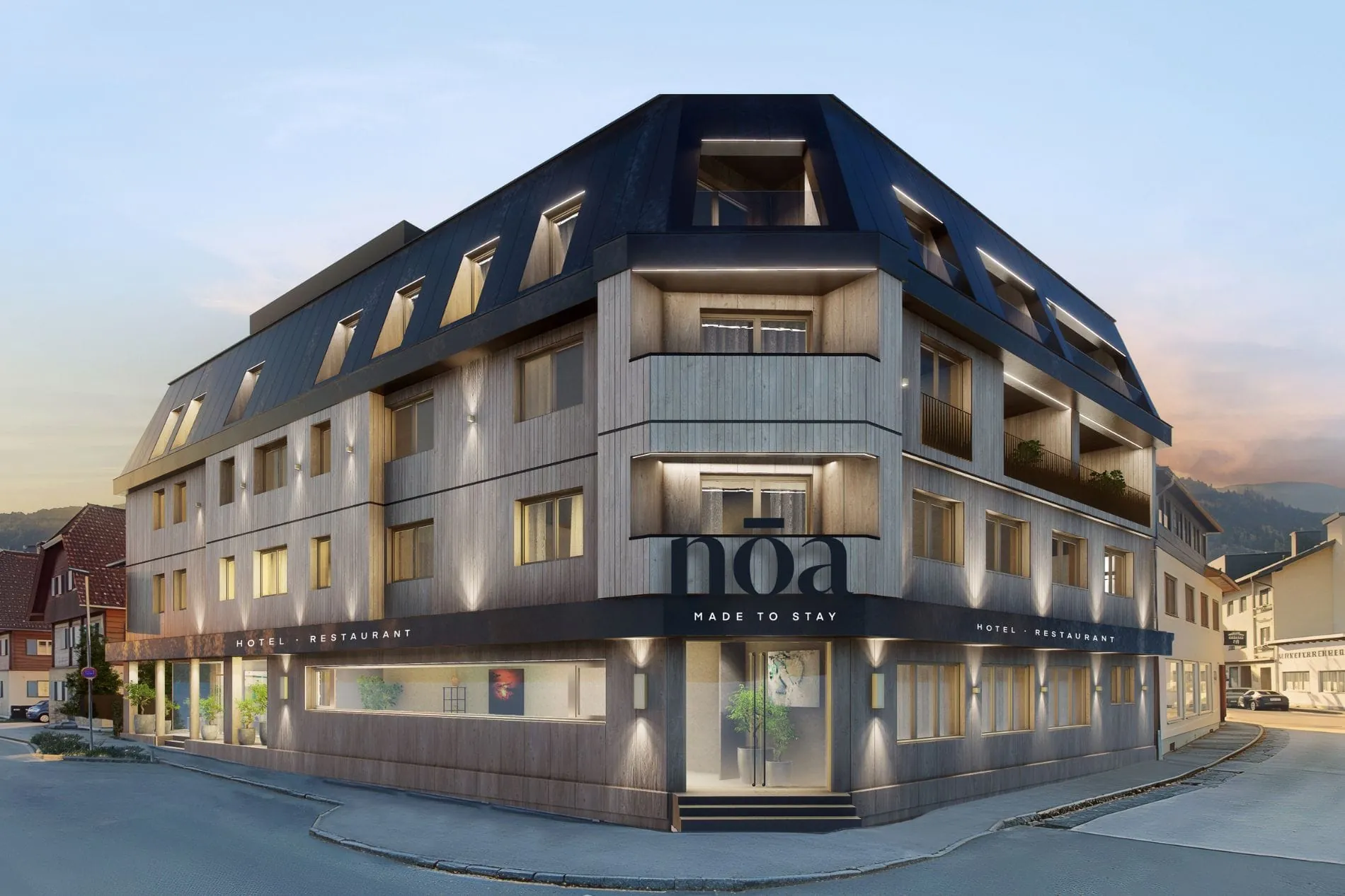 Mit Noa Schladming entsteht ein neues Hideaway mit Panoramablick auf den Hausberg Planai.