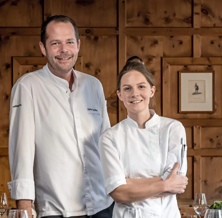 Chef de Cuisine Stefan Speiser und Souschefin Julia Gutenbrunner.