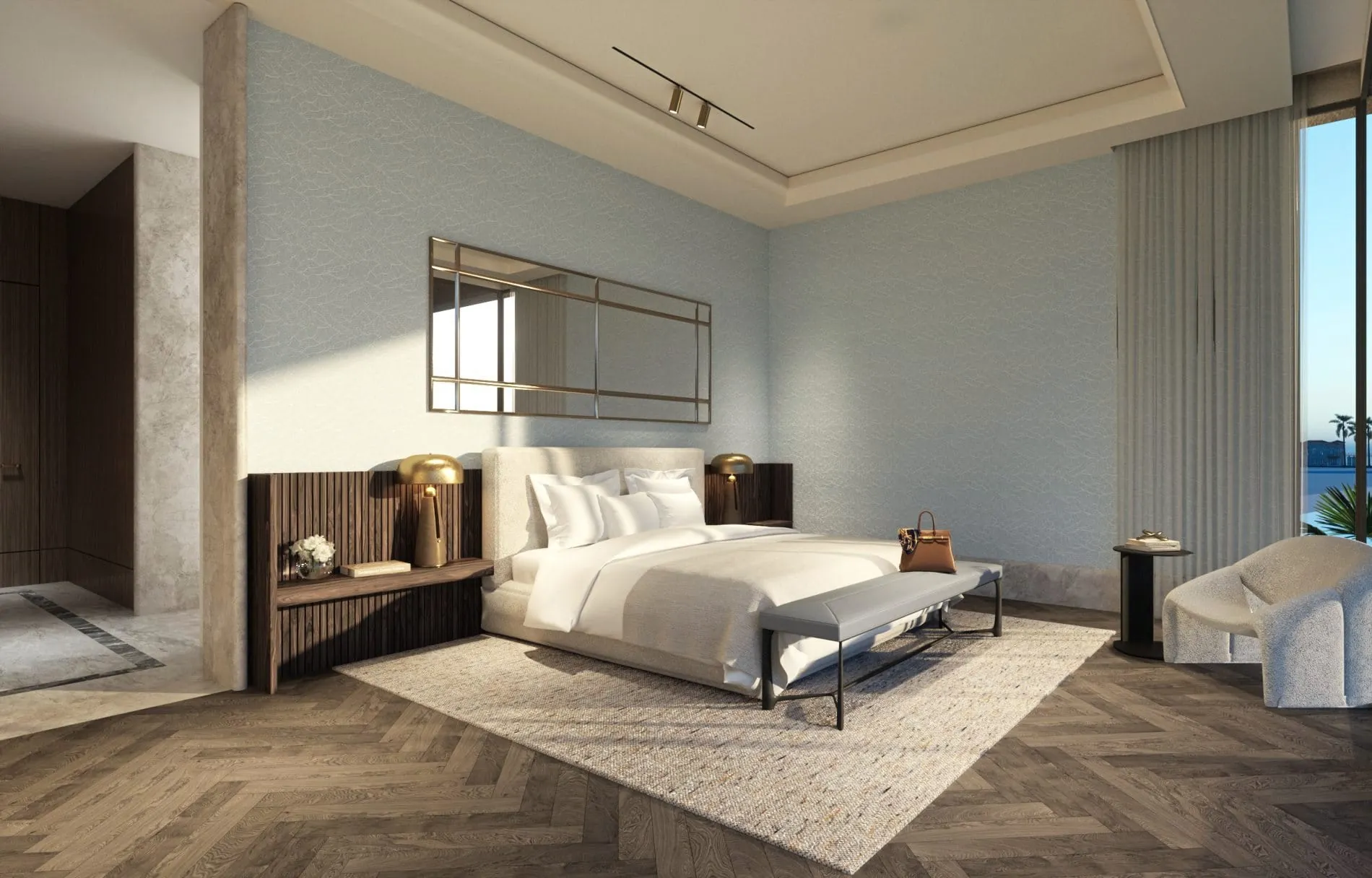 Das Six Senses The Palm, Dubai wird 61 Hotelzimmer sowie 172 Residenzen umfassen.