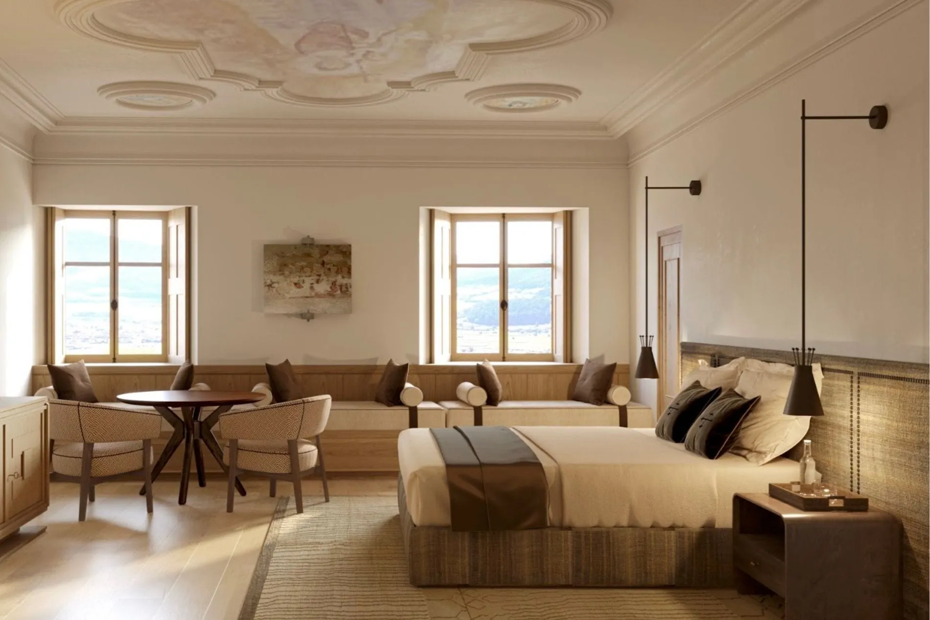 Stilvolle Junior Suiten mit historischem Flair und originalen Elementen.