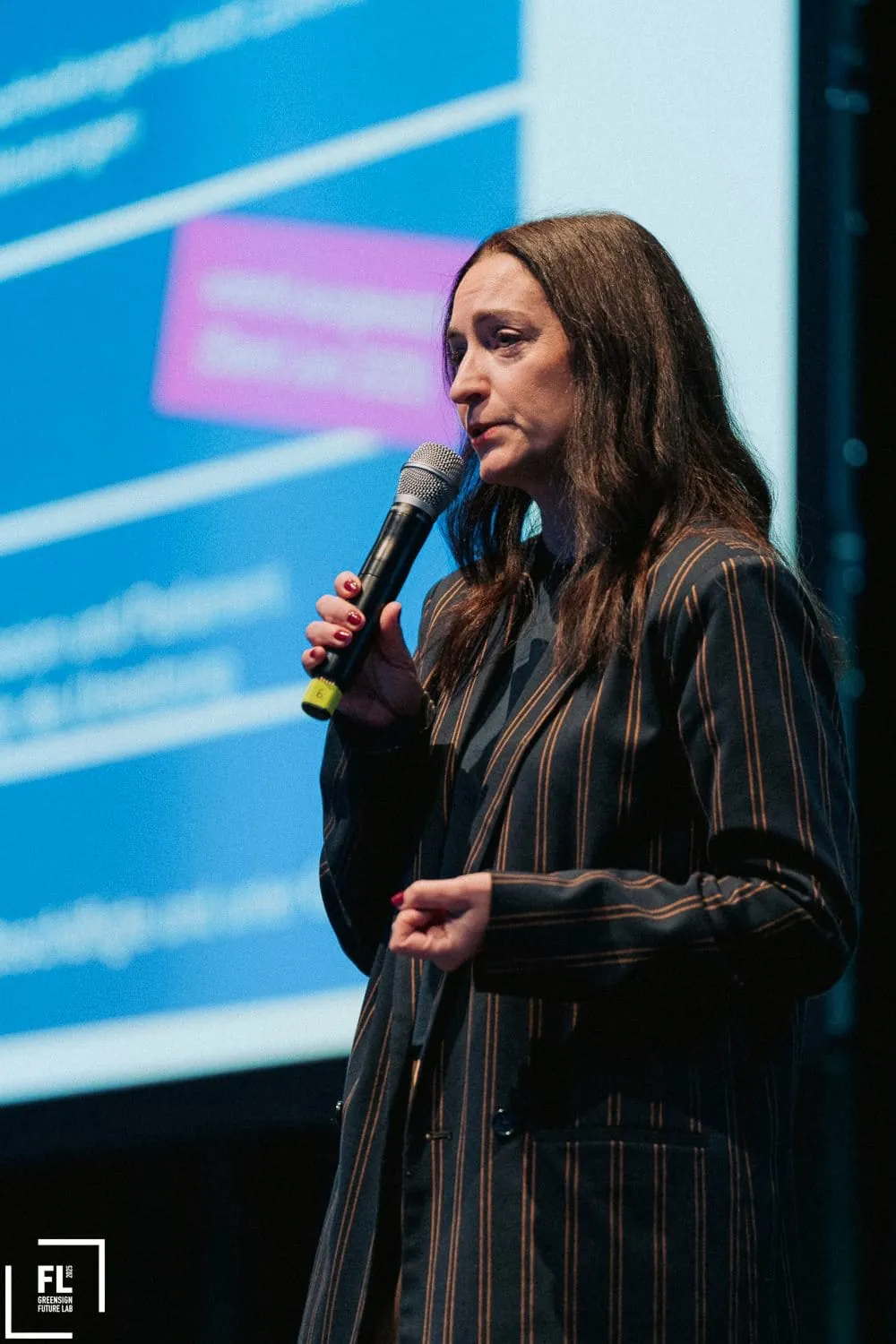 Green Sign Future Lab: Silvia Gonzaga (Fachbereich Sustainability HSMA Deutschland) wusste wie Nachhaltigkeitsversprechen ehrlich und glaubwürdig gelingen.