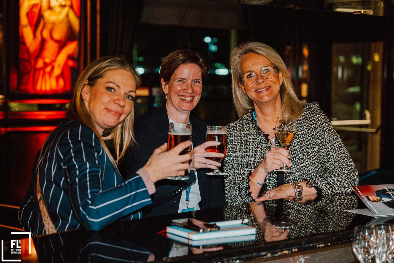 Networking bei der Sustainability Stand-up Night.