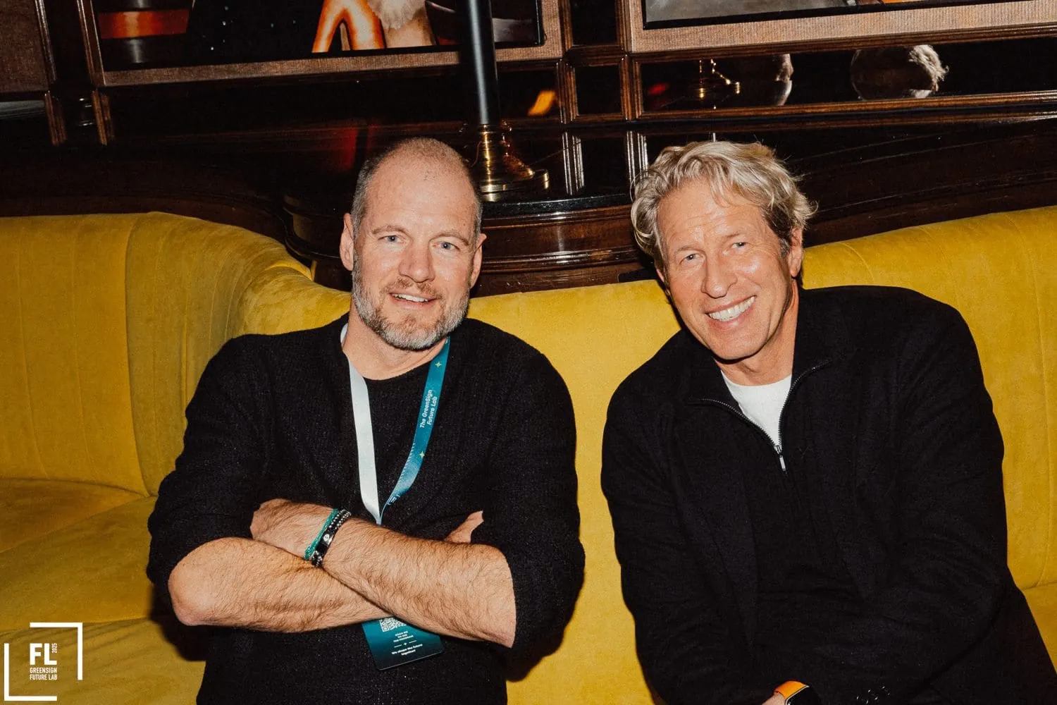 Networking bei der Sustainability Stand-up Night: Gastro-Berater Jan Scheidsteger (links) und Trendforscher Oliver Leisse.