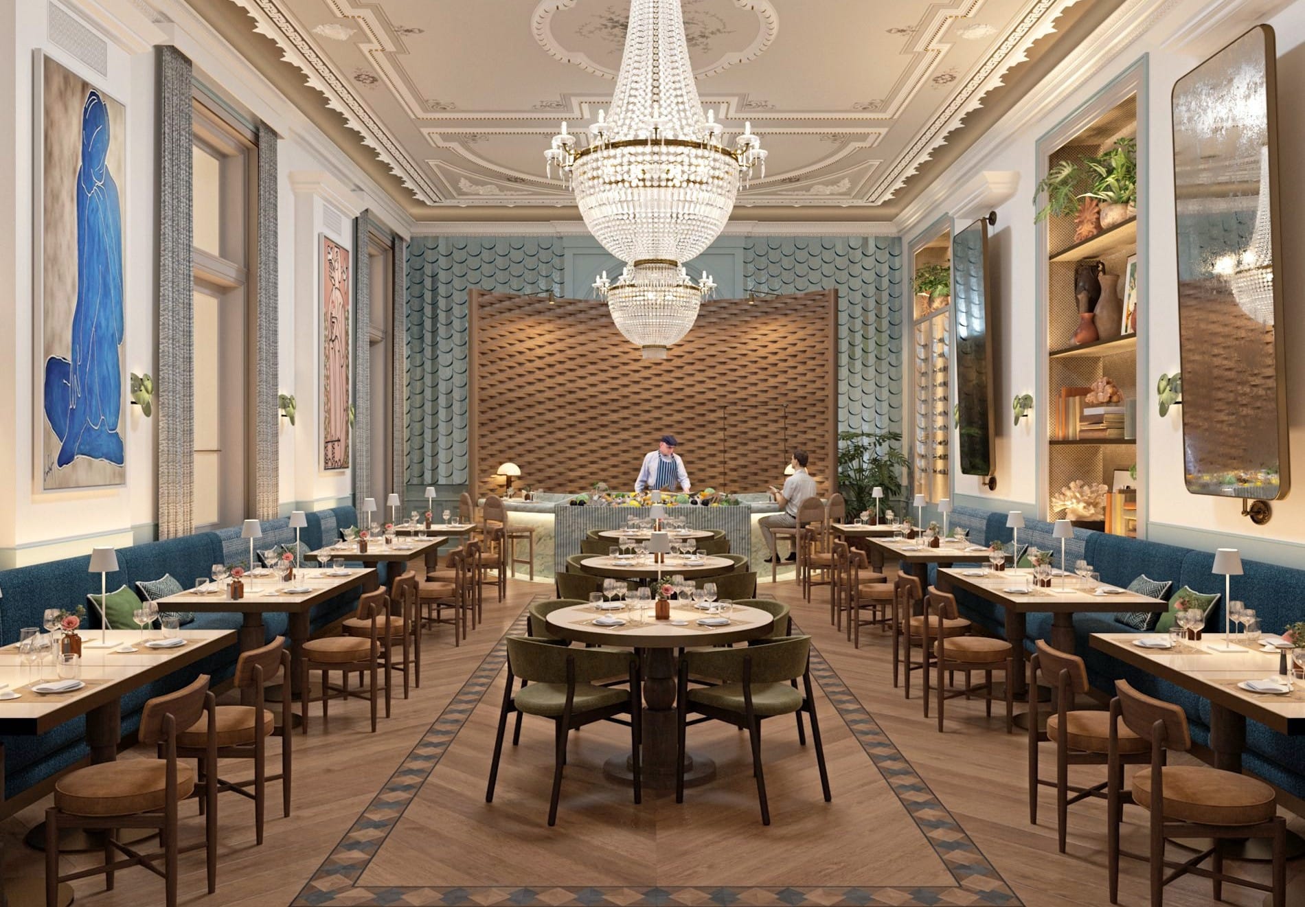 Neu im Grand Hotel des Bains Kempinski St. Moritz: Neora“ – das erste griechische Fine-Dining-Restaurant im Engadin.