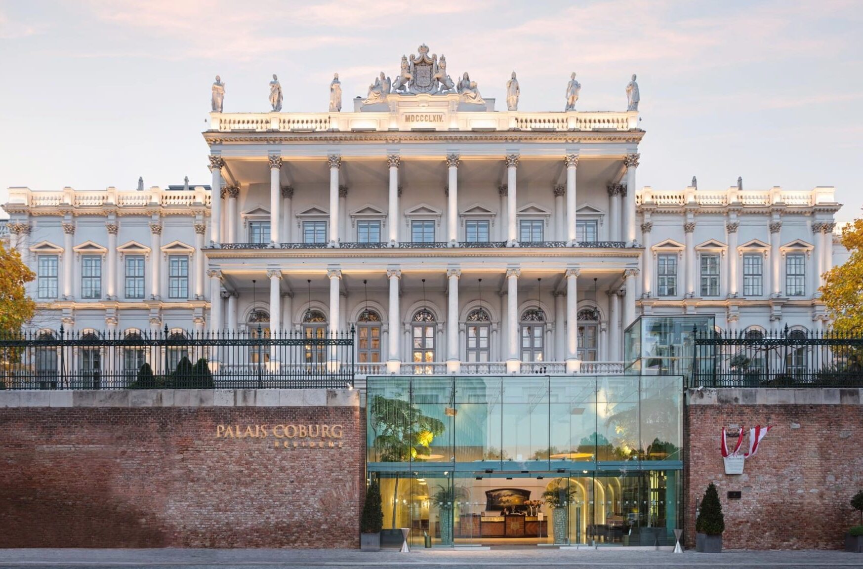 Das Palais Coburg liegt im Herzen des 1. Wiener Bezirks.