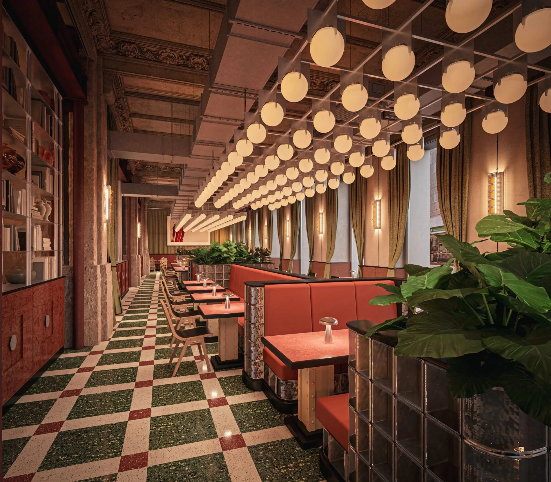 Im Restaurant „Boca“ wird mediterrane Kulinarik serviert.