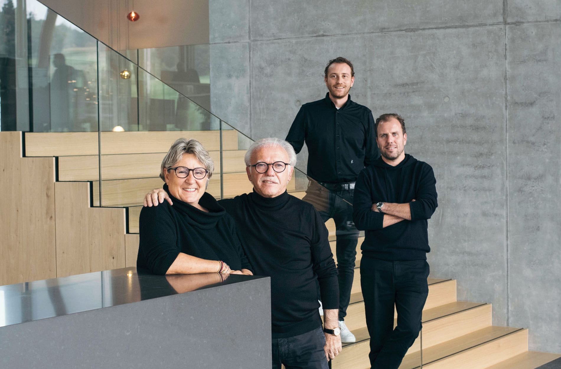 Die Geschäftsleitung: (von links) Elke Ziefle, Gottlob Ziefle, Alexander Dümmler und Gunnar Ziefle.