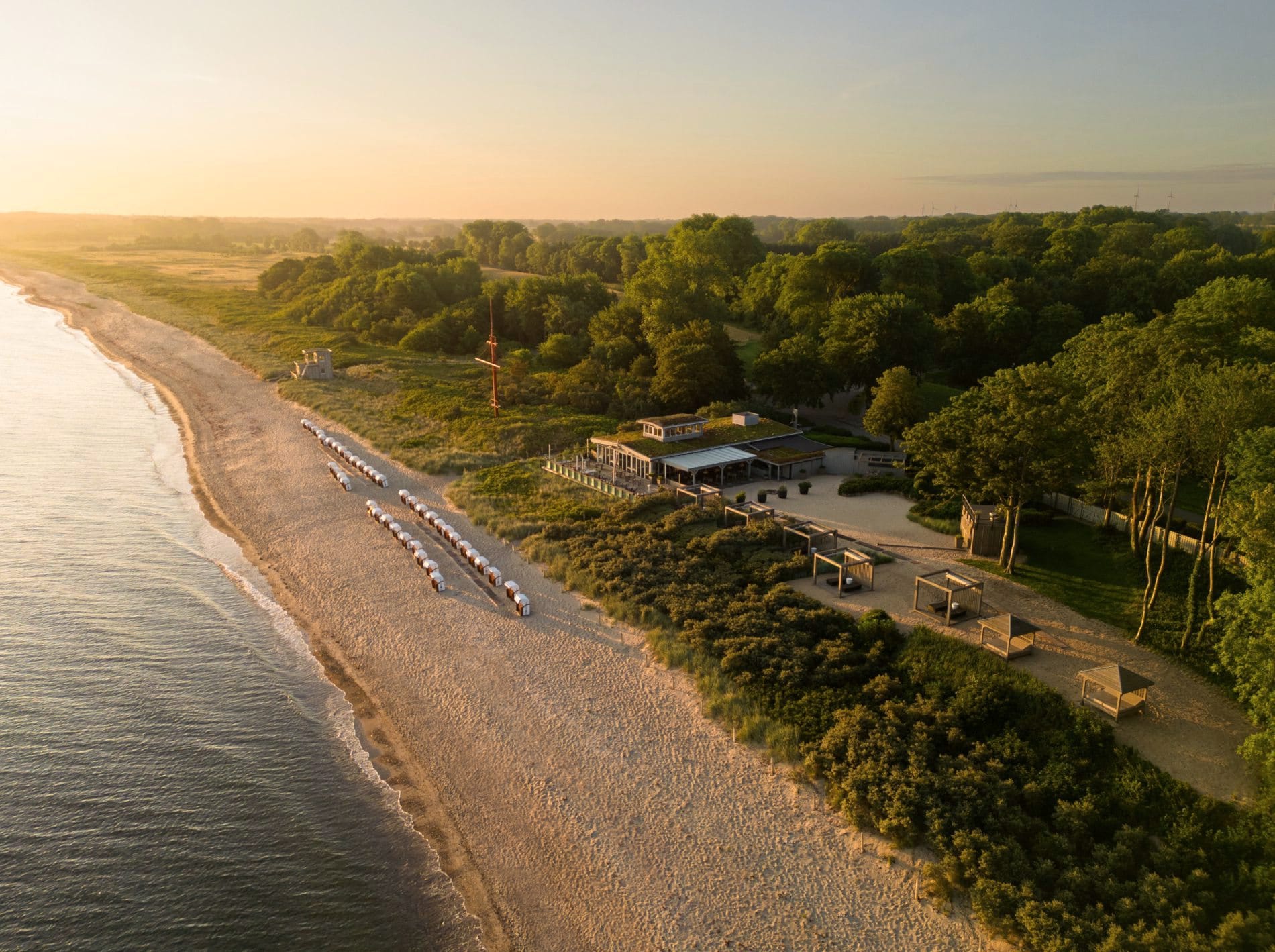Bootshaus am Morgen Weissenhaus
