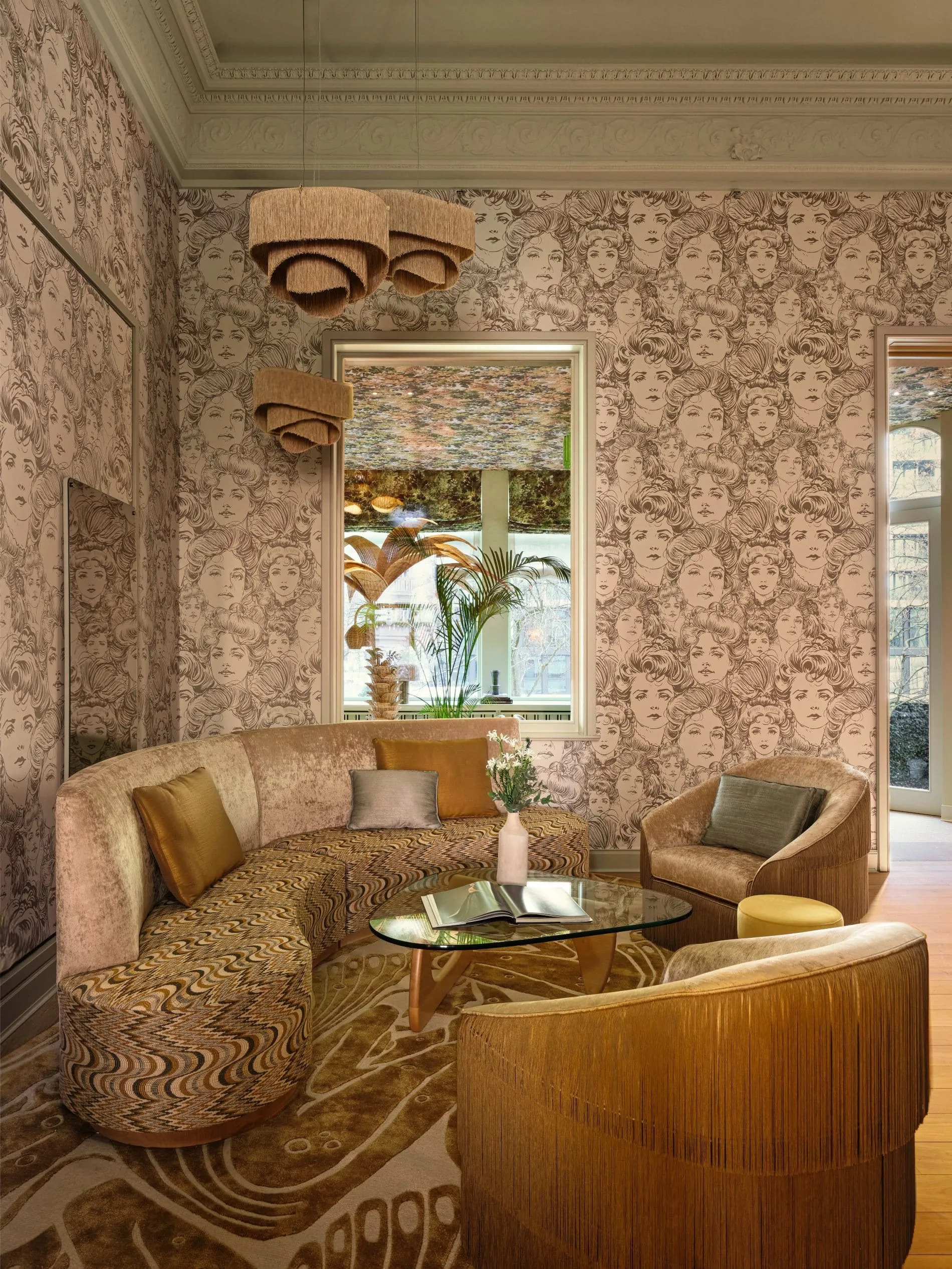 Fancy: Gäste erwartet im „Frauenzimmer“ in der denkmalgeschützten Villa ein gelungener Mustermix.