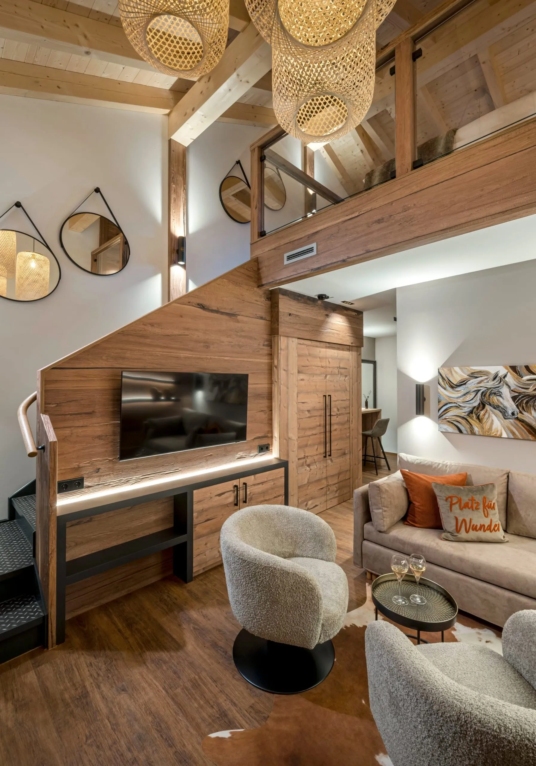 Erste Einblicke ins neue Hofgut des Sonnenalp Resorts: Die Lofts.