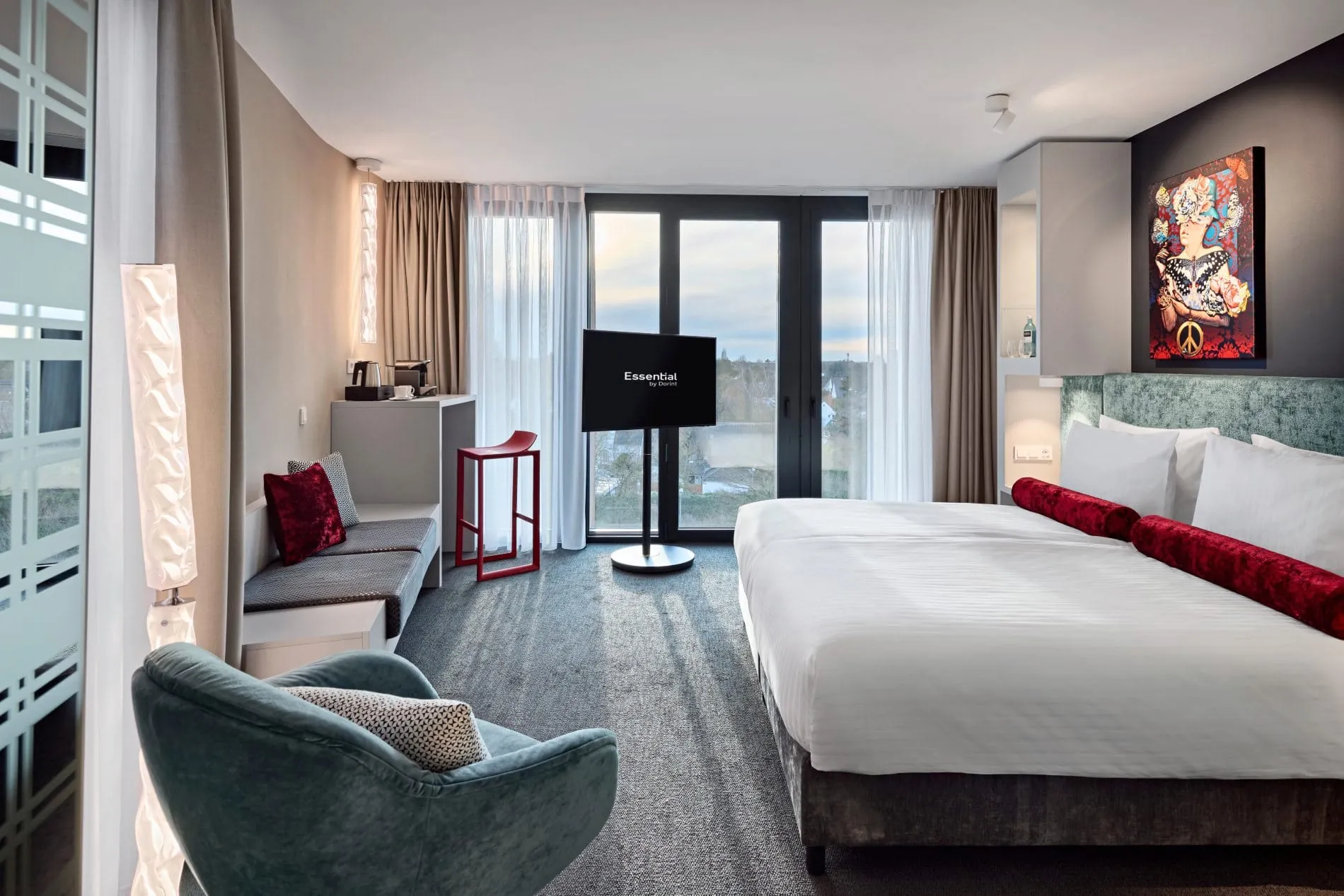 Ein Blick in ein Superior-Zimmer im neuen Dorint-Hotel.