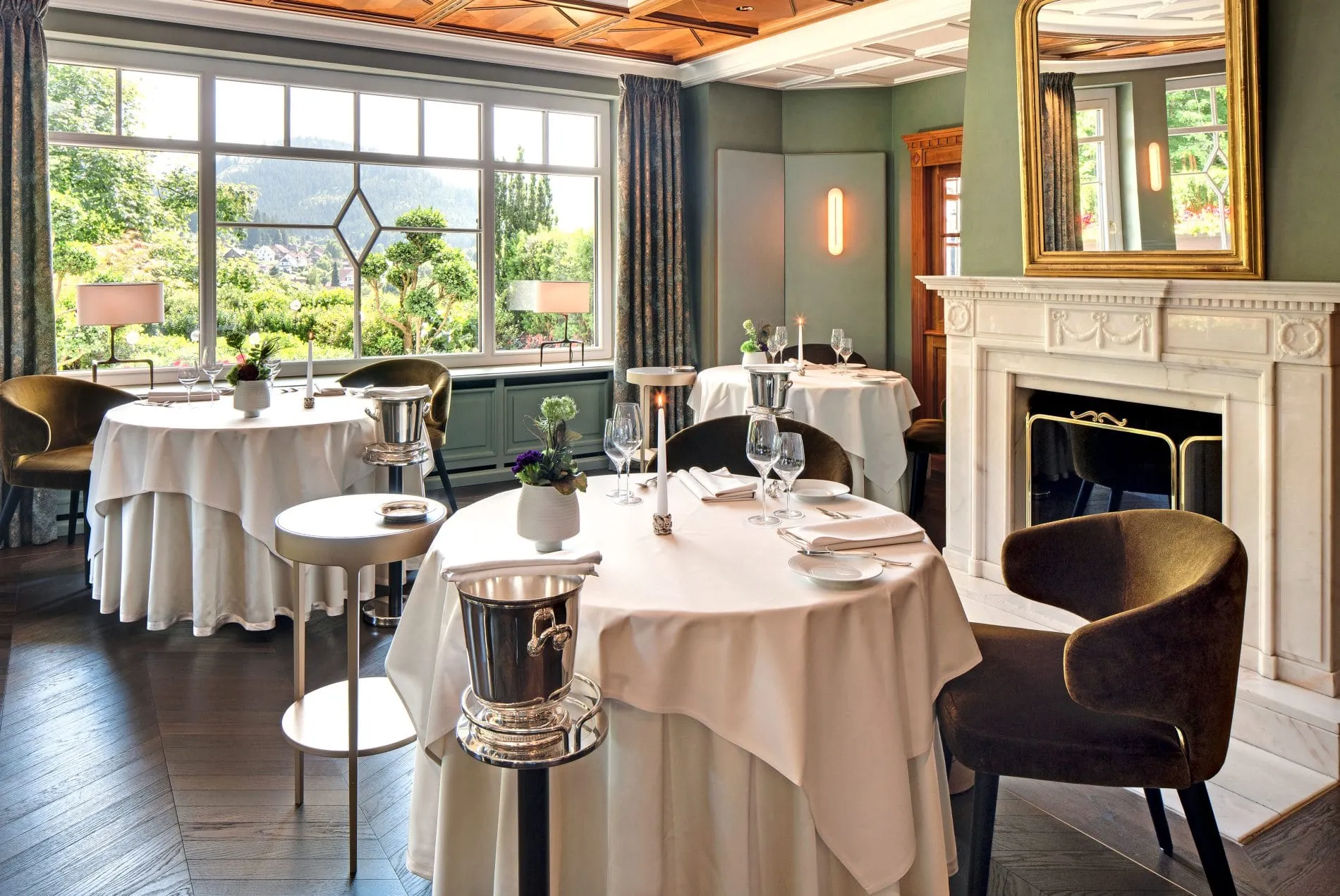 Das 3-Sterne-Gourmetrestaurant Bareiss.