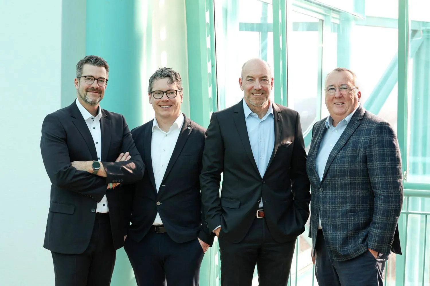 Das neu aufgestellte Führungsteam: (von links) Frank Seedorff, Sebastian Spratte, Ingo Burmester und Christian Grage.