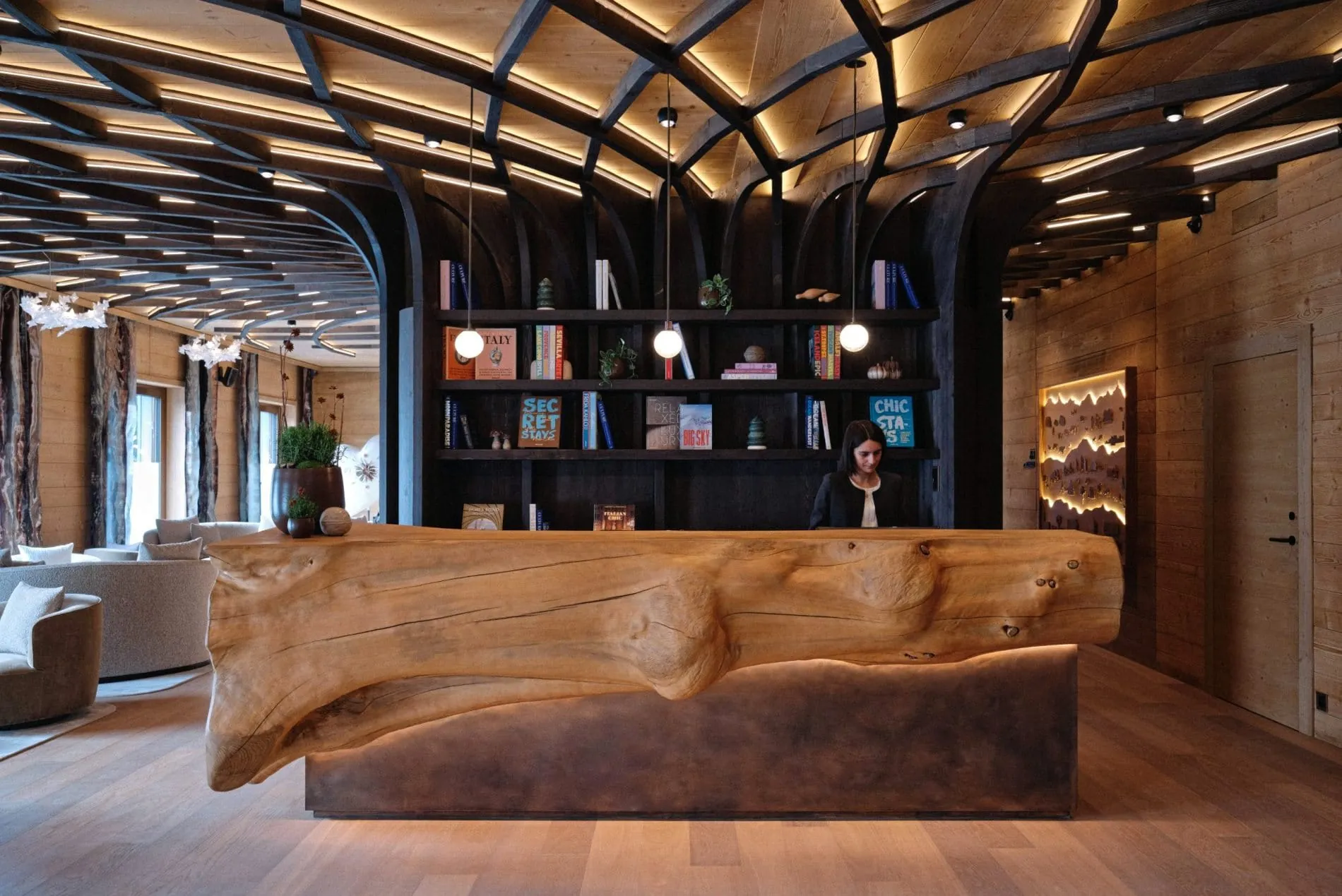 Das Huus Quell in Gonten in der Schweiz.