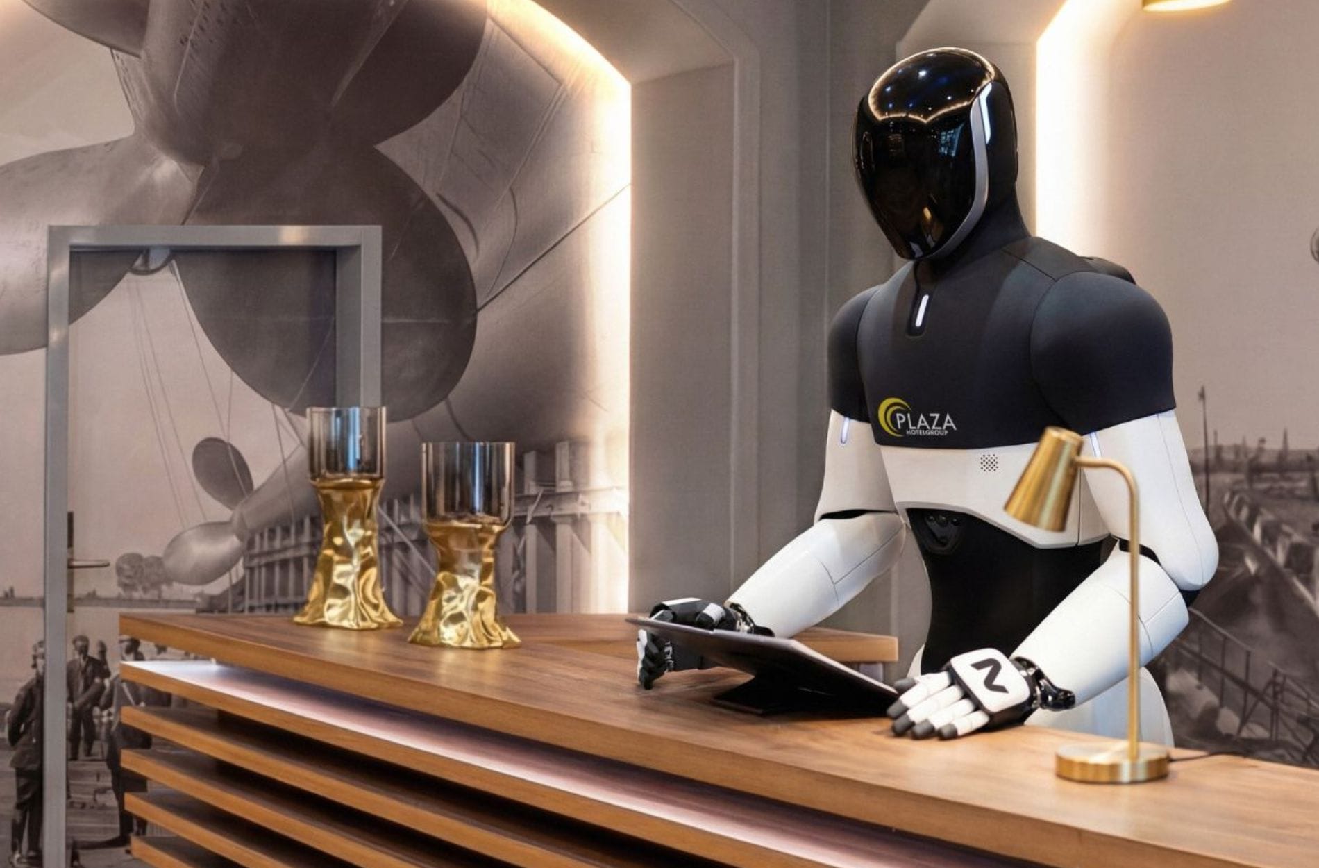 Plaza testet humanoiden Roboter