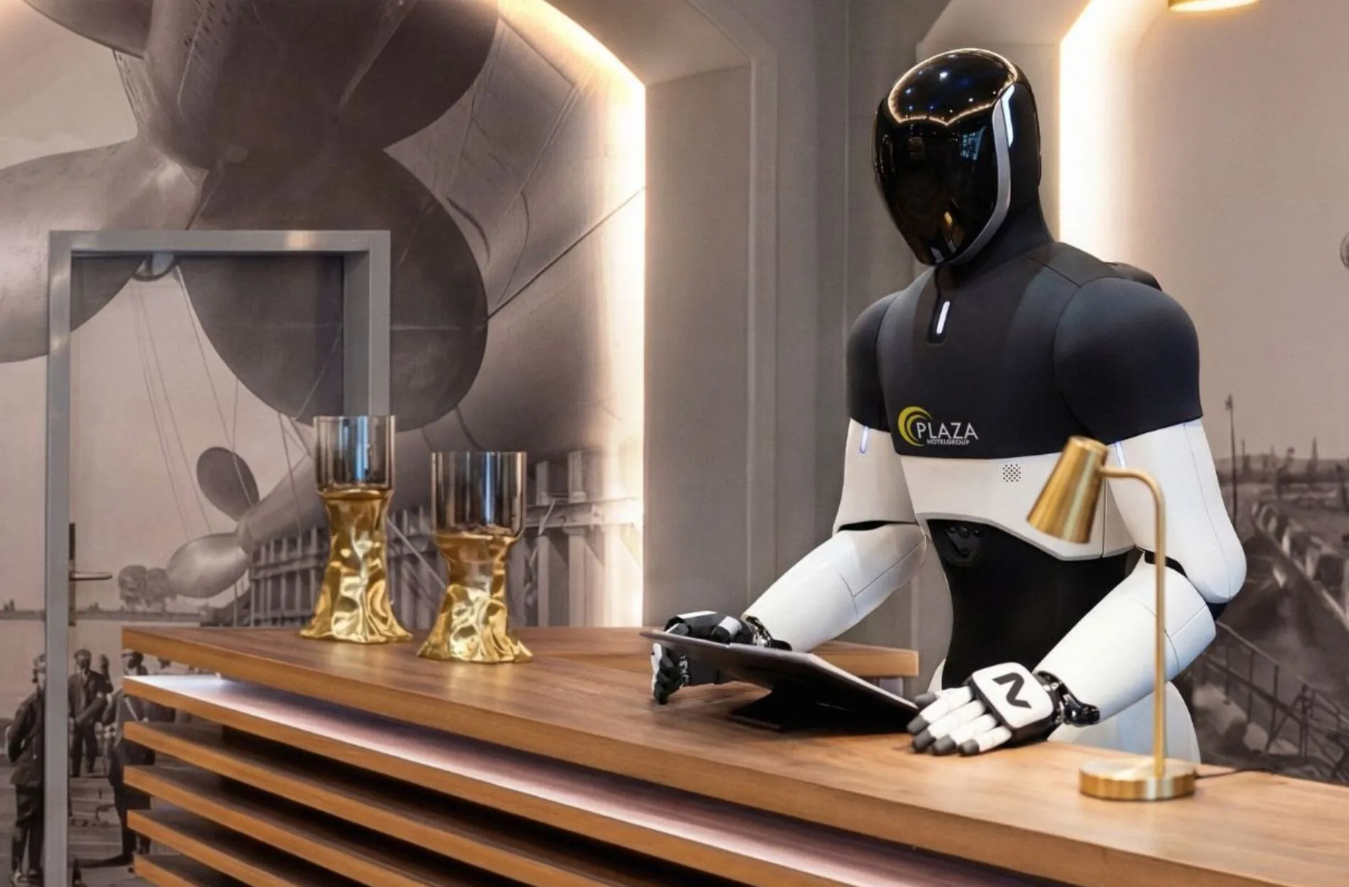 Plaza testet humanoiden Roboter