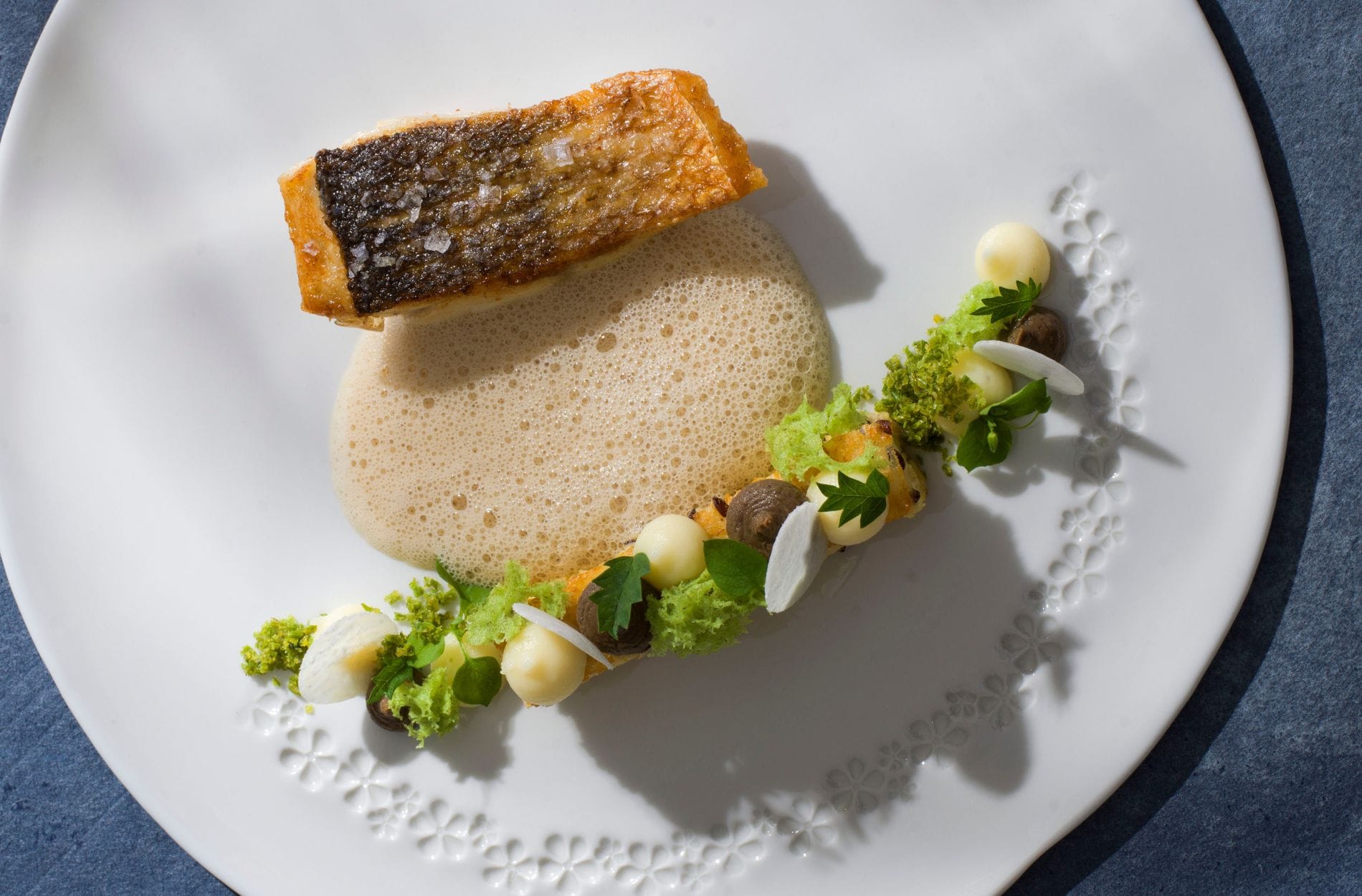 Branzino mit Waldaromen