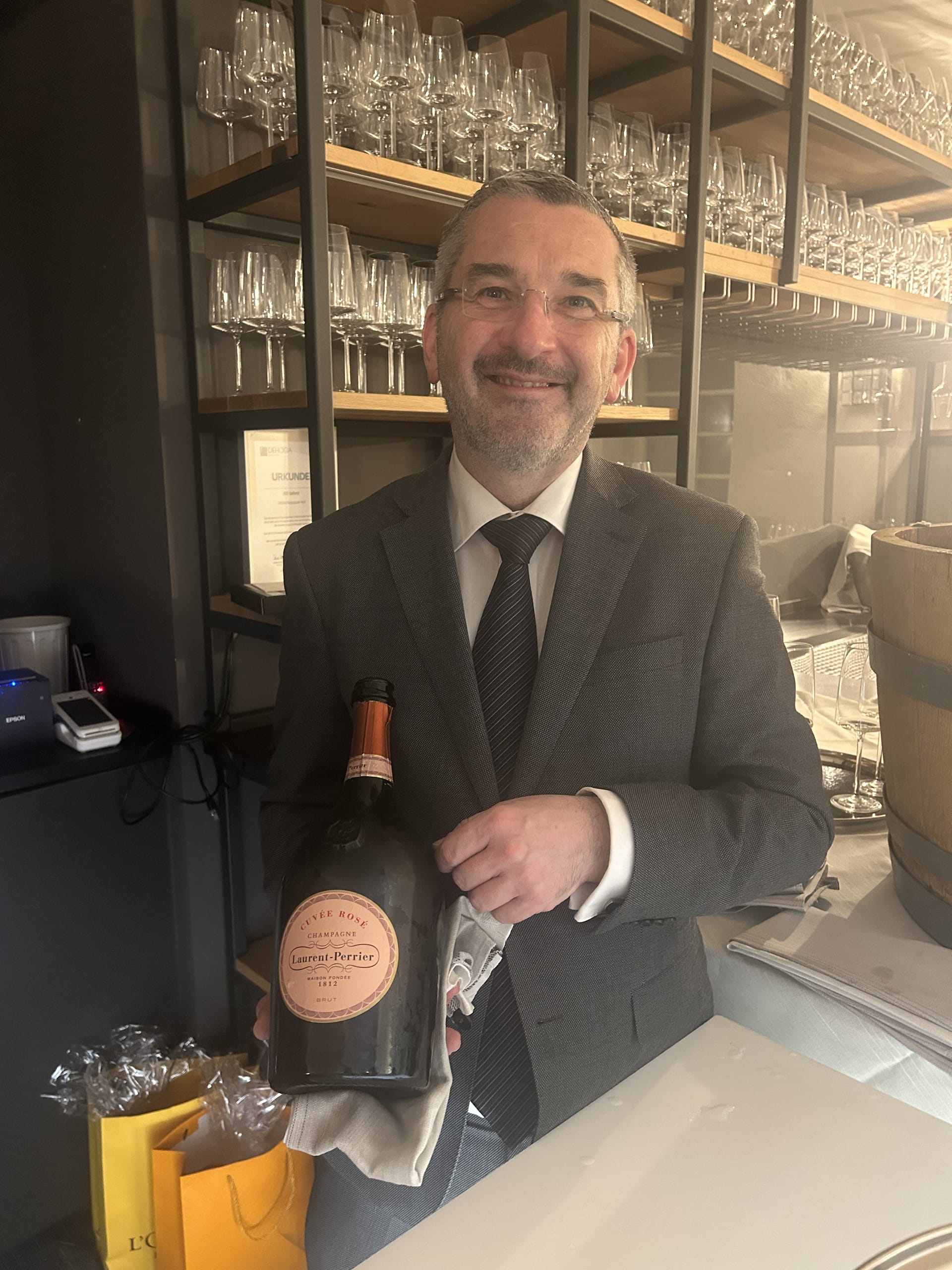 Feiert den Umzug: Restaurantleiter Jimmy Ledemazel.