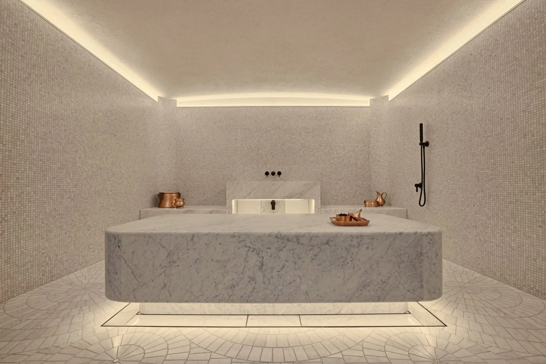 Ein Blick in den Hammam des Six Senses London.