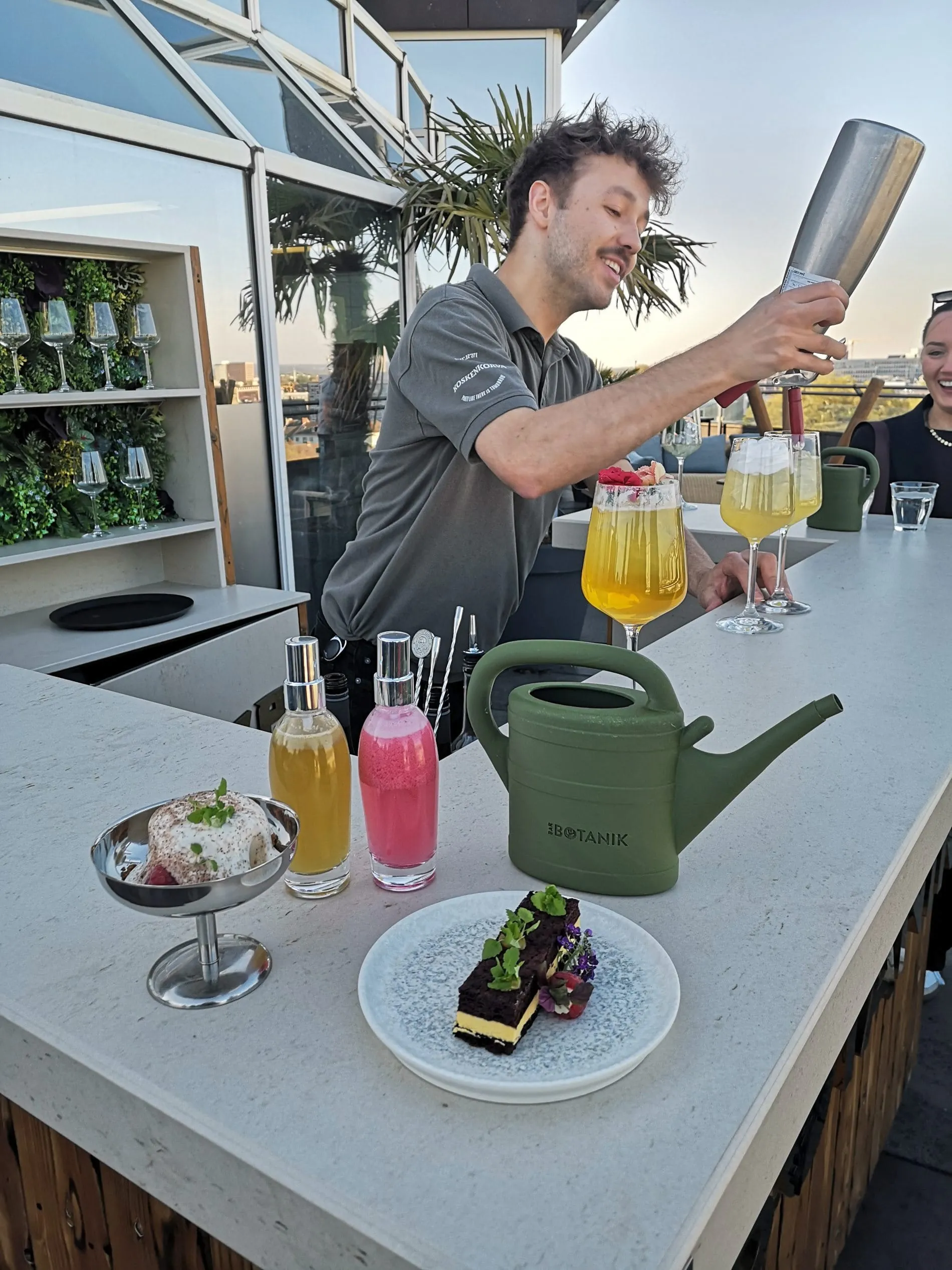 Ein Hingucker: die kleine Gießkanne aus dem 3d-Drucker