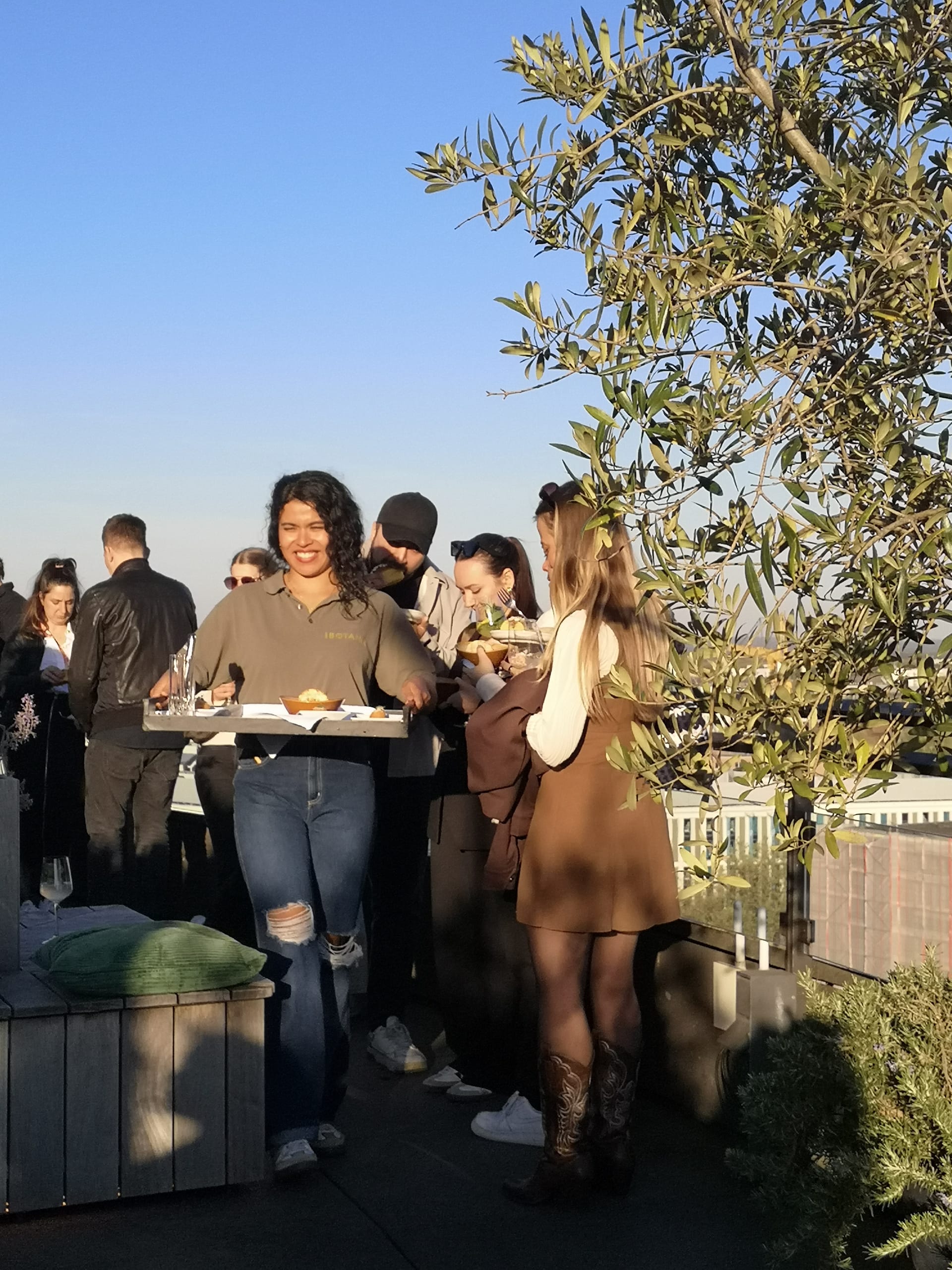 Zur Eröffnung der Terrassensaison wurde die Presse eingeladen.