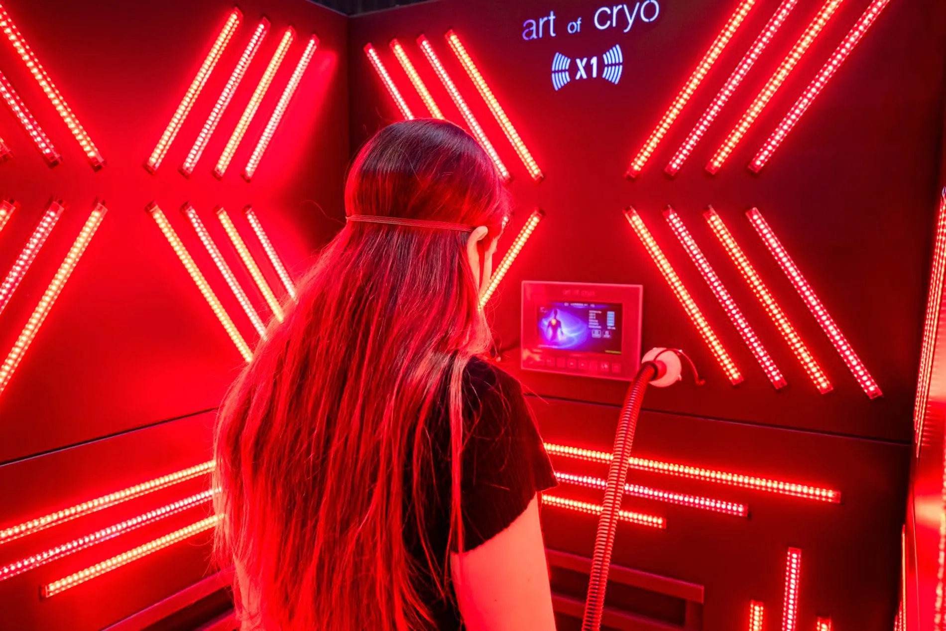 Kälteanwendungen als Trend im Wellness- und Gesundheitsbereich: Auf der Fibo 2026 wurden Kältekammern als Möglichkeit zur Regeneration präsentiert.