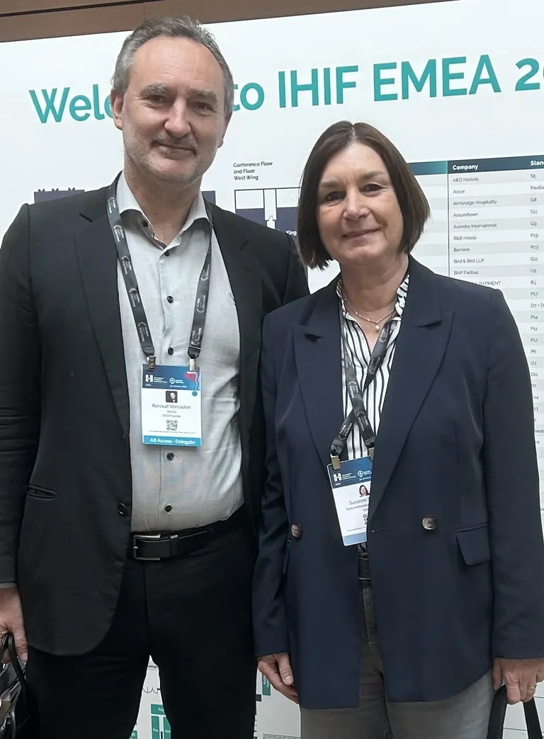 Tophotel-Autorin traf Renaud Vercourter, CEO Veritas Park, auf IHIF 2026.