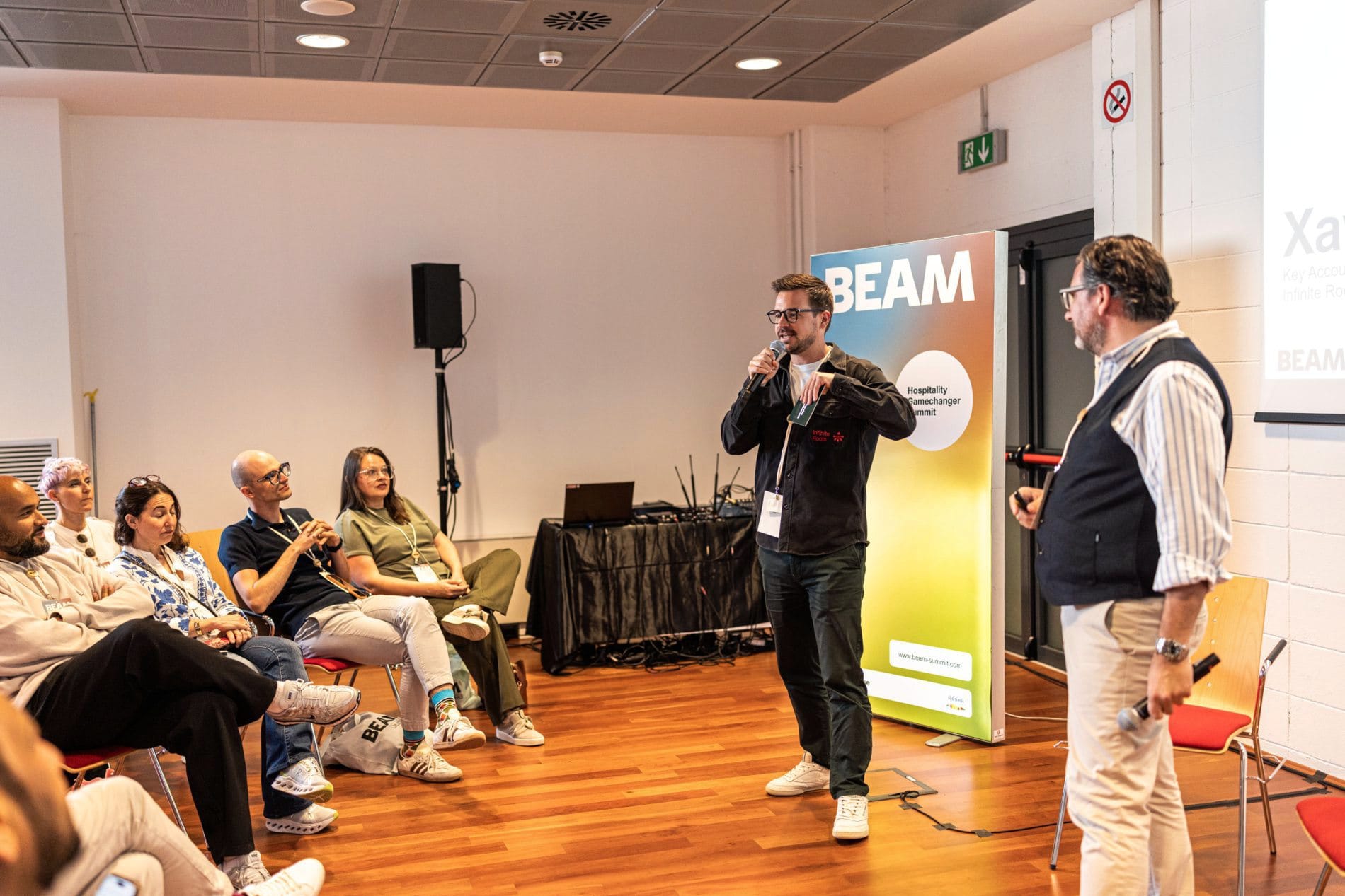 Interaktive Labs beim Beam Summit 2026: gemeinsames Arbeiten an Zukunftsthemen der Hospitality in direktem Austausch mit internationalen Expertinnen und Experten.